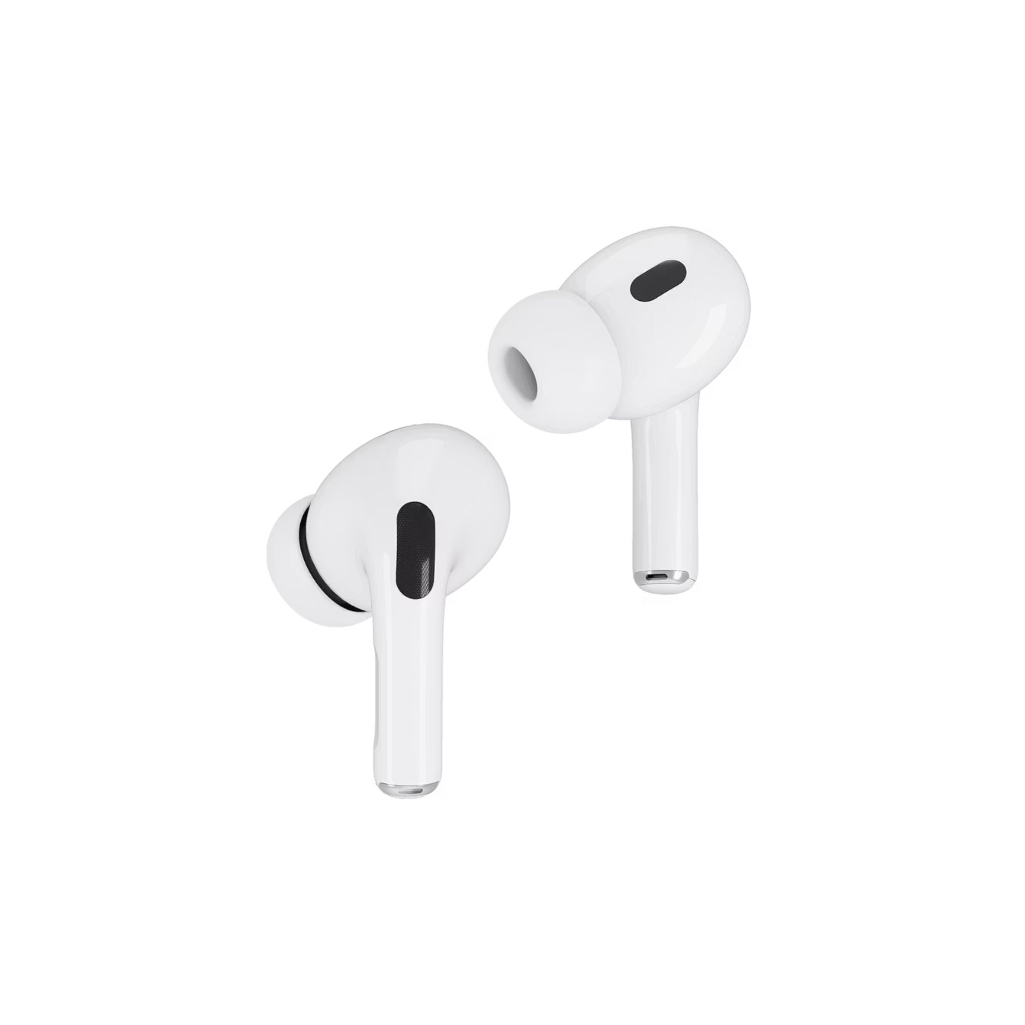 Porodo Soundtec ENC Earbuds Pro II True Wireless with 4 Hours Working Time, Wireless Charging Compatibility, 10m Transmission Distance, 30 Hours Earbuds Standby Time - White