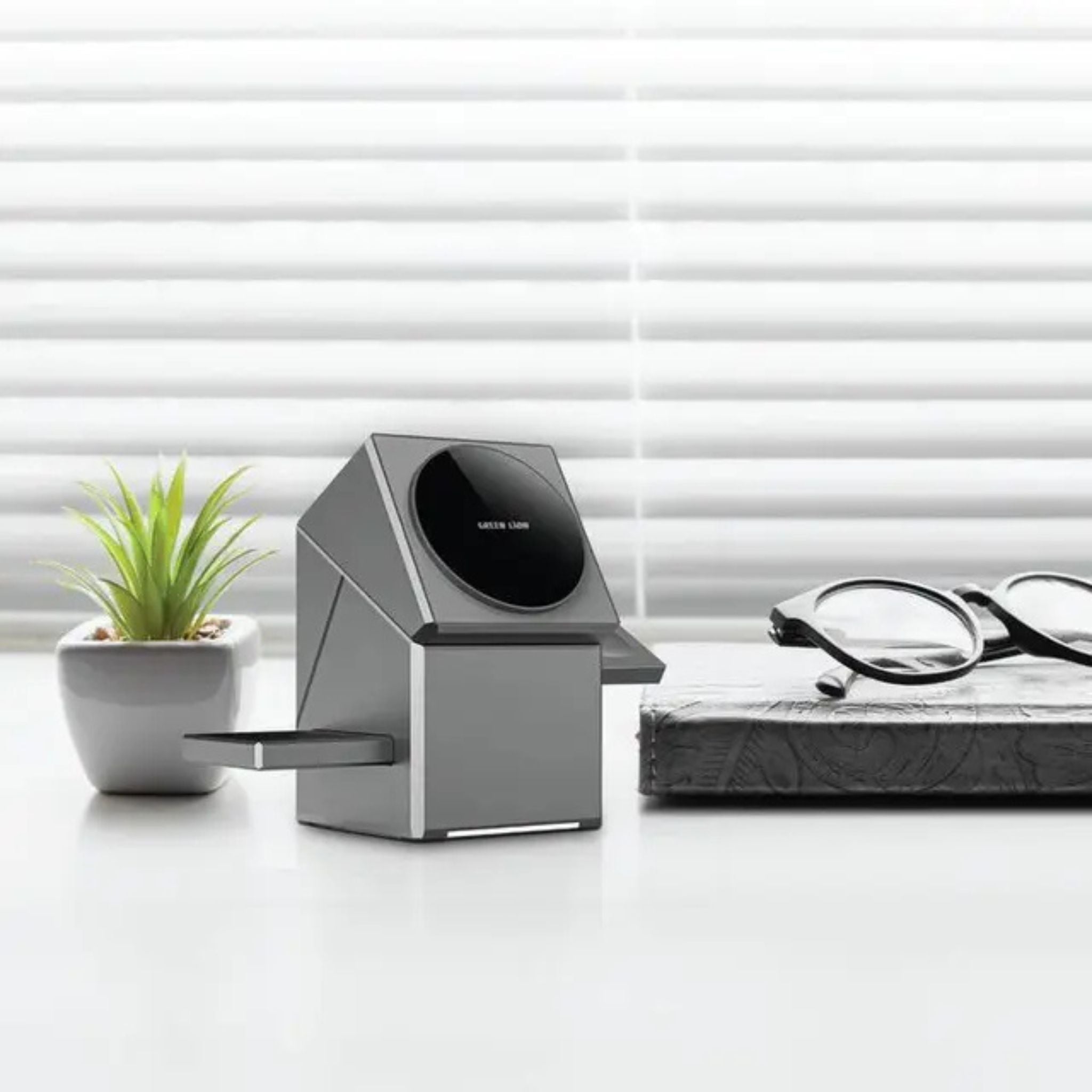 Green Lion Power Trio 3 In 1 Wireless Charger, 4.5h Working Time, 15W Phone Charging, 3W Airpod & Watch Output, Type-C Input - Gray