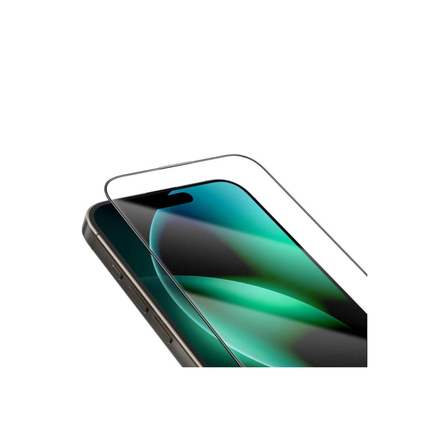 Green Lion 9H Steve HD Glass Protector for iPhone 16 Pro, Bubble Free, Highly Responsive, Anti Fingerprint, Anti Scratch - Clear
