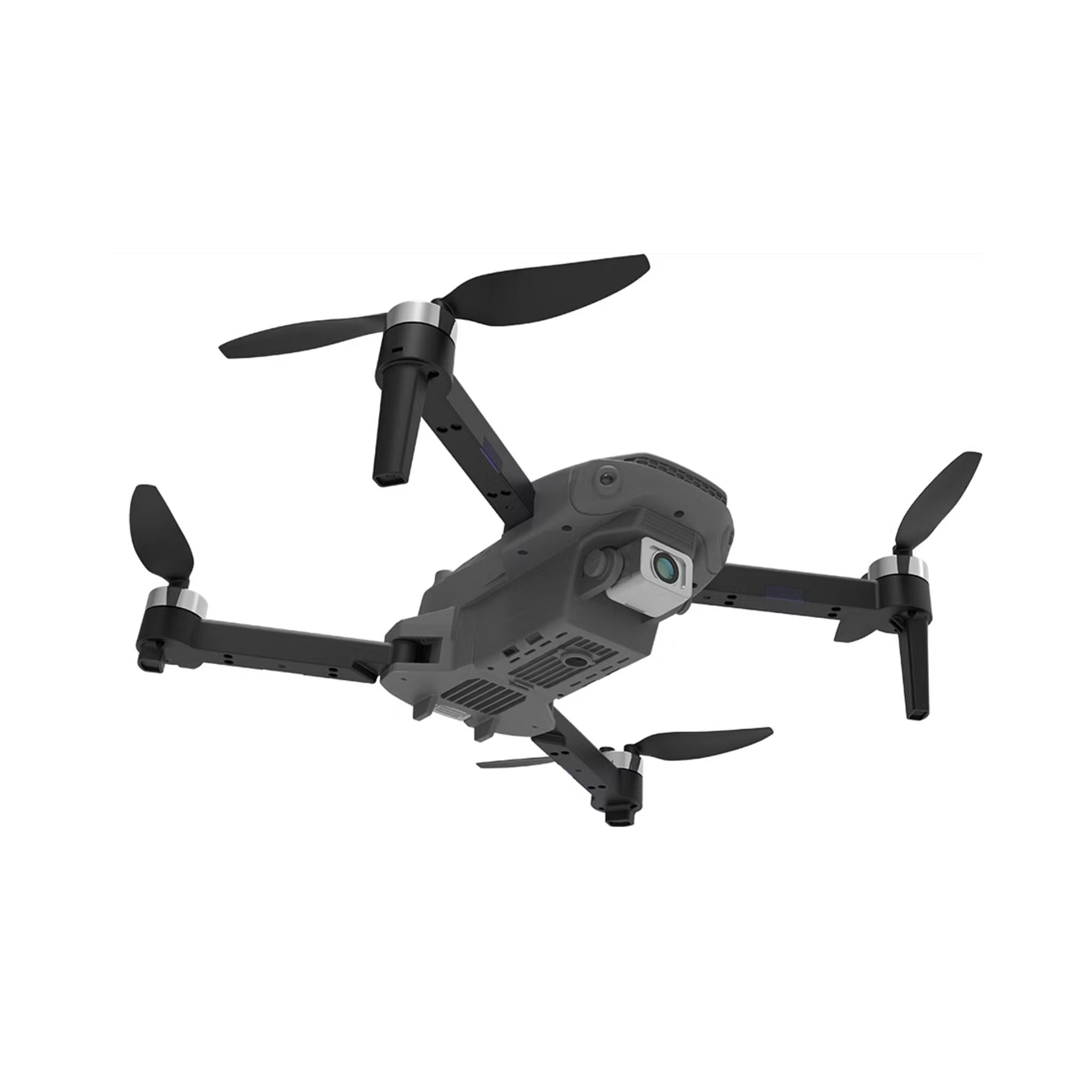 Porodo Aero View Drone with 120m Operational Distance, 360° Flip and Roll, Easy Takeoff & Landing, Up to 12 Minutes Flight Time, 10Km/h Max Speed, 120 Minutes Charging Time - Black
