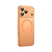 Green Lion MagSafe Delgado Case for iPhone 17 Pro Max, Ultra Drop Protection, Camera Protection, Ultra HD Clarity, Anti-Fingerprint, Anti Scratch, Slim Fit - Orange Titanium
