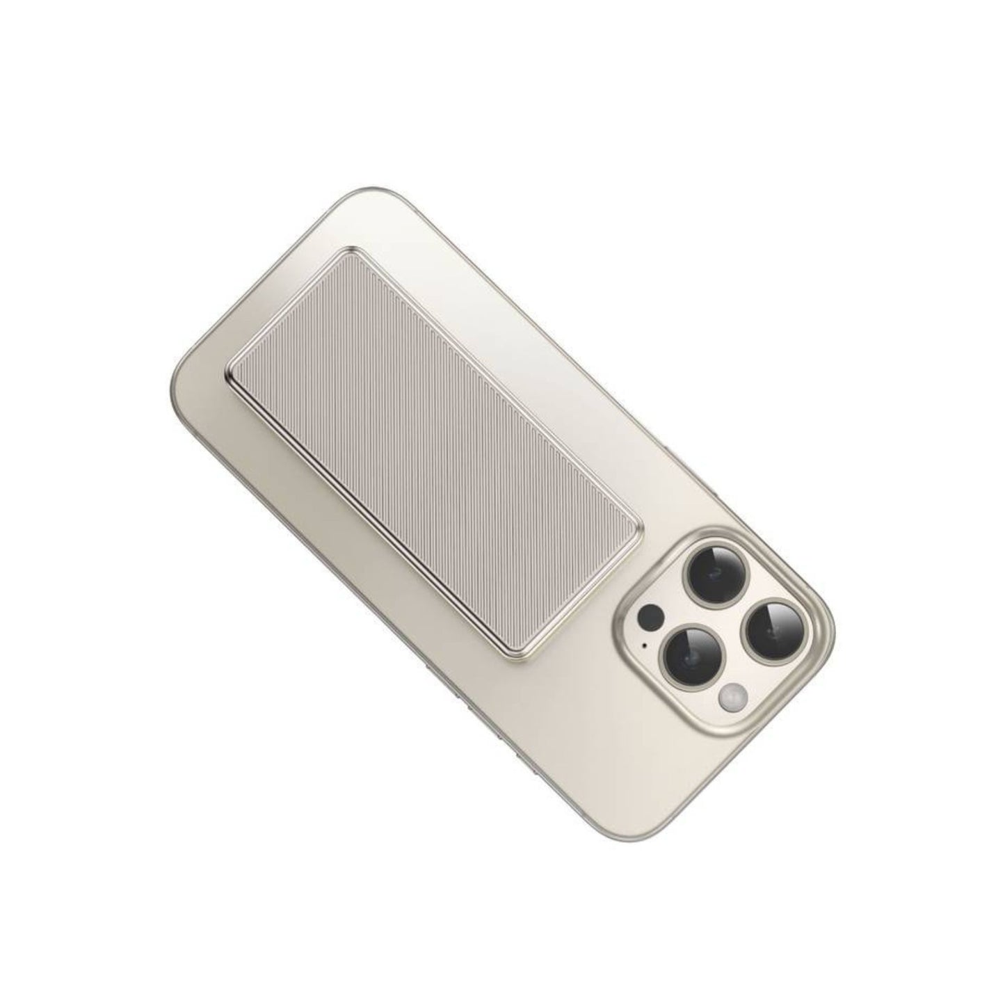 Green Lion 5000mAh Milton Powerbank, 15W Wireless Charging, Strong Magnetic, Pure cobalt Battery, Smart Chip - Titanium