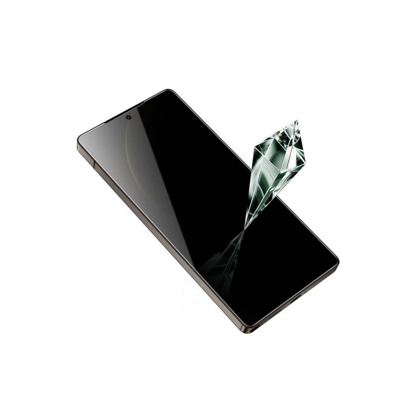 Green Lion 9H Privacy Shield Glass for Samsung S25 Ultra with Fingerprint Unlock, Anti Scratch, Bubble Free, Shockproof, Responsive Touch, Easy Installation - Privacy