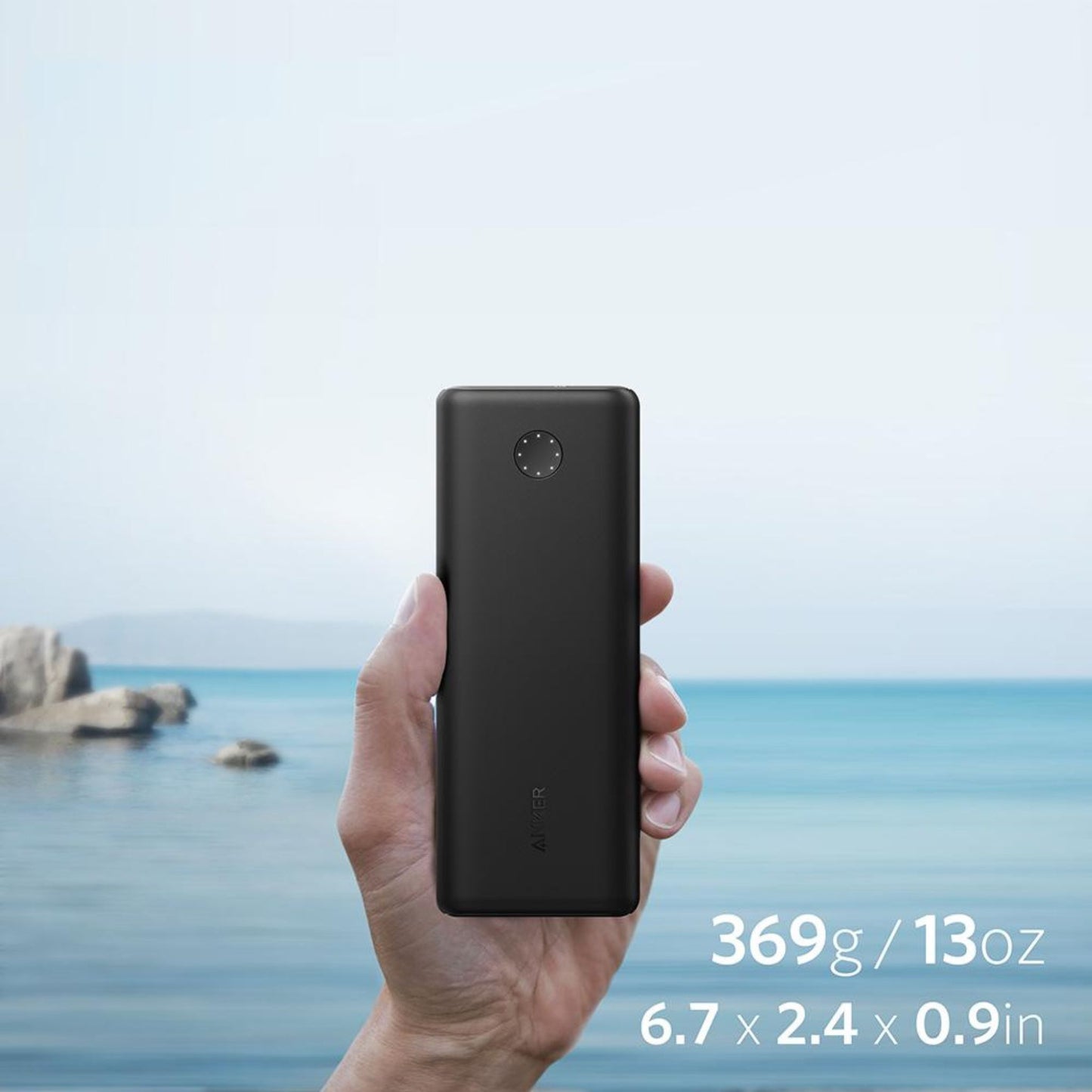 ANKER PowerCore II 20000mAh| Twin USB Output| Unrivaled Compatibility_Black