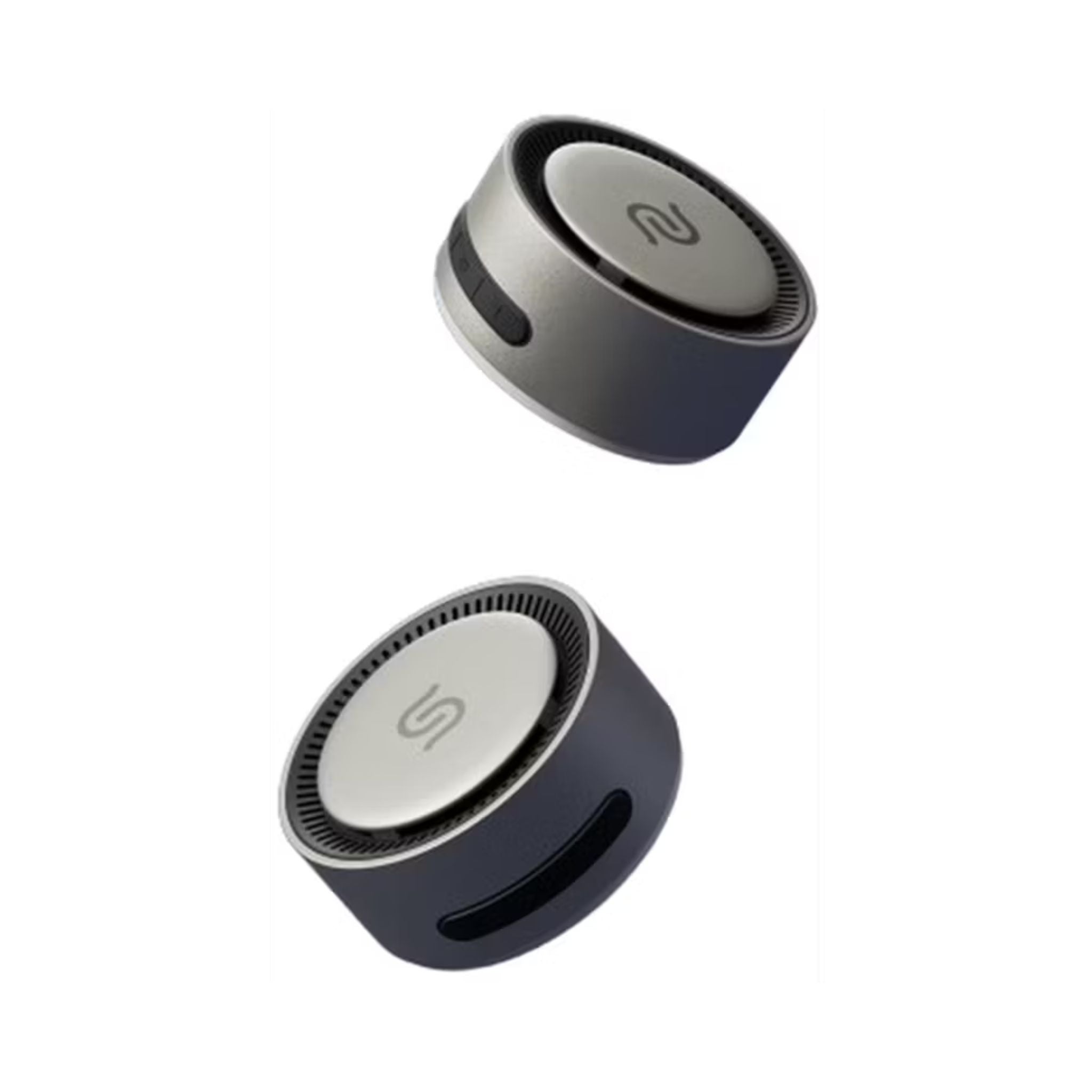 Porodo Soundtec Uniq Speaker with MagSafe Compatibility, Up to 8 Hours Play Time, 220mAh Battery Capacity, 10m Transmission Range, 16 PCS Built-in Magnet, Control Buttons, Ultra-Compact Design - Titanium