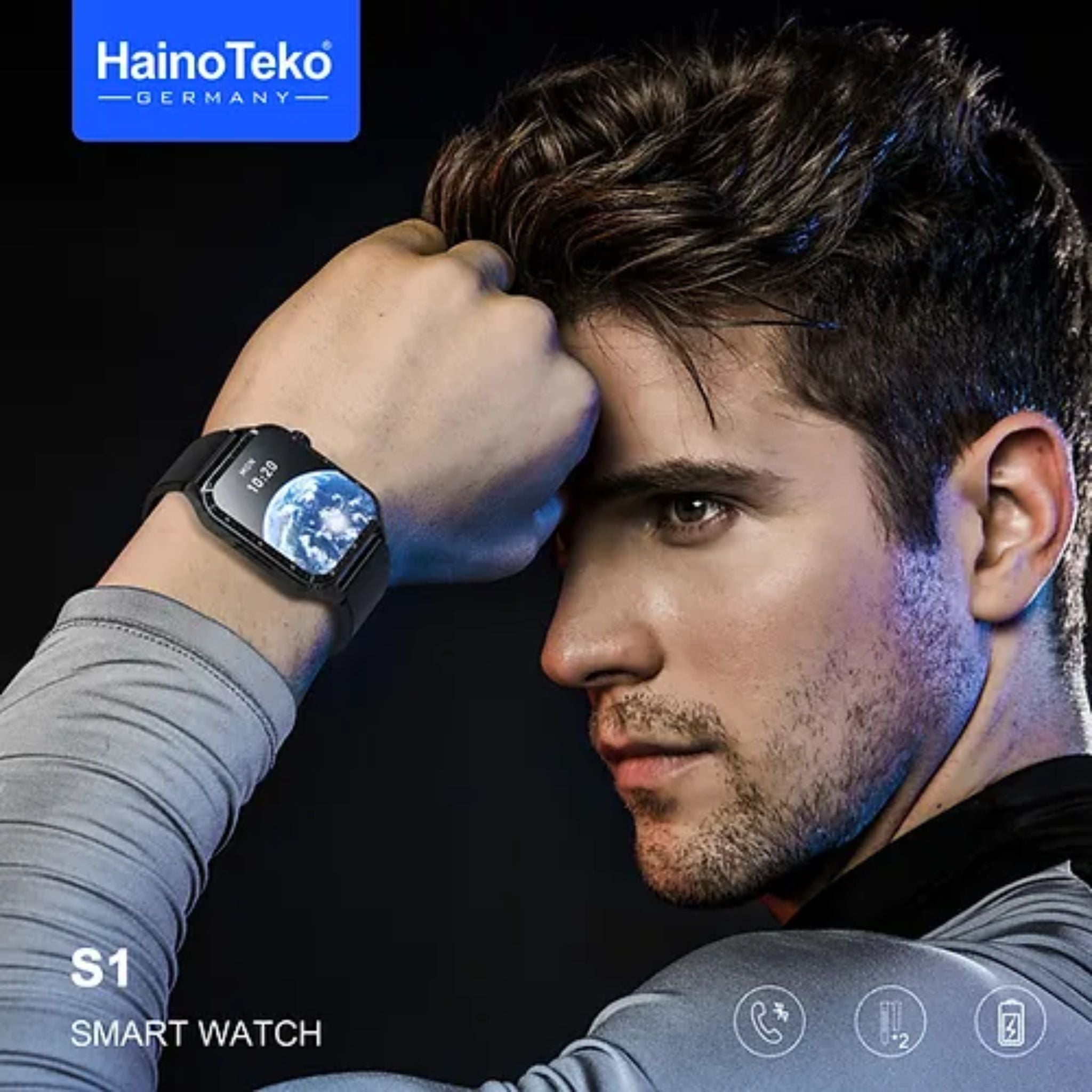 Haino Teko Germany S1 Smartwatch – Black