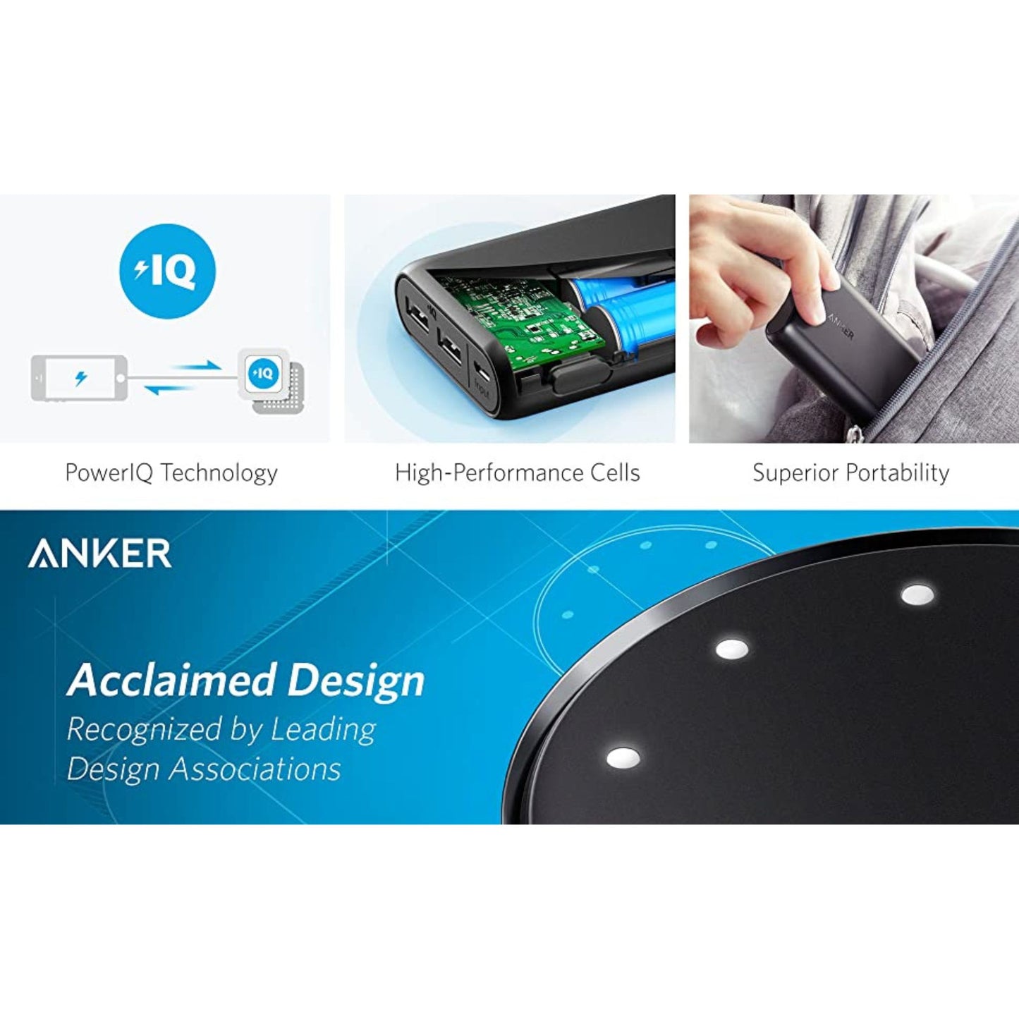 ANKER PowerCore 20100 - 20000mAh Ultra High Capacity Power Bank_Black