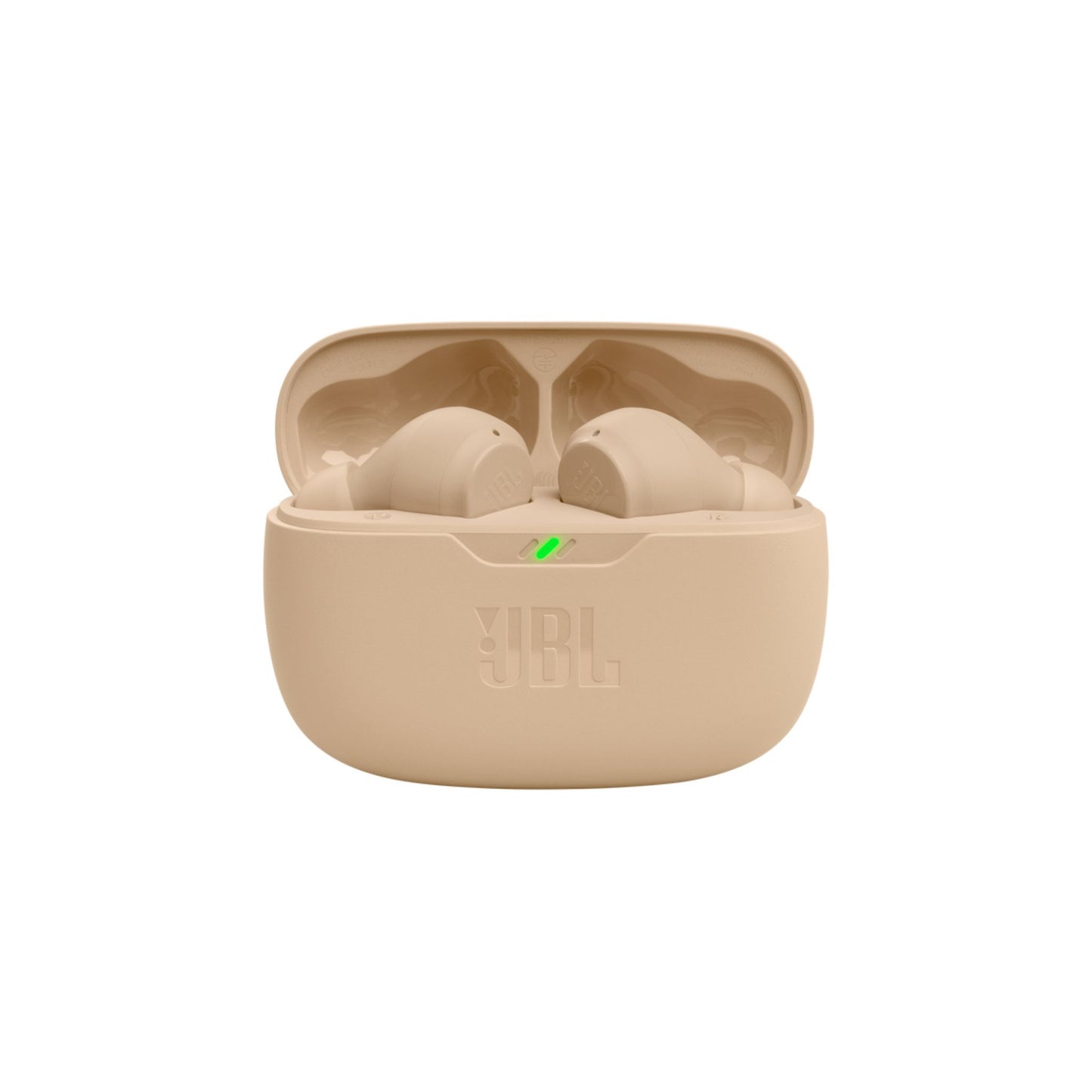 JBL Wave Beam True Wireless Earbuds, Deep Bass, Comfort Fit, 32H Battery, Smart Ambient, TalkThru, Hands-Free + VoiceAware, Water and Dust Resistant_Beige