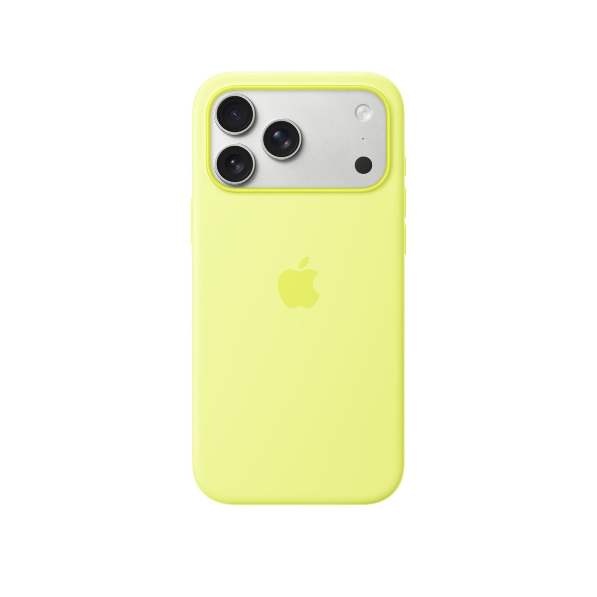 Apple iPhone 17 Pro Max Silicone Case with MagSafe – Neon Yellow