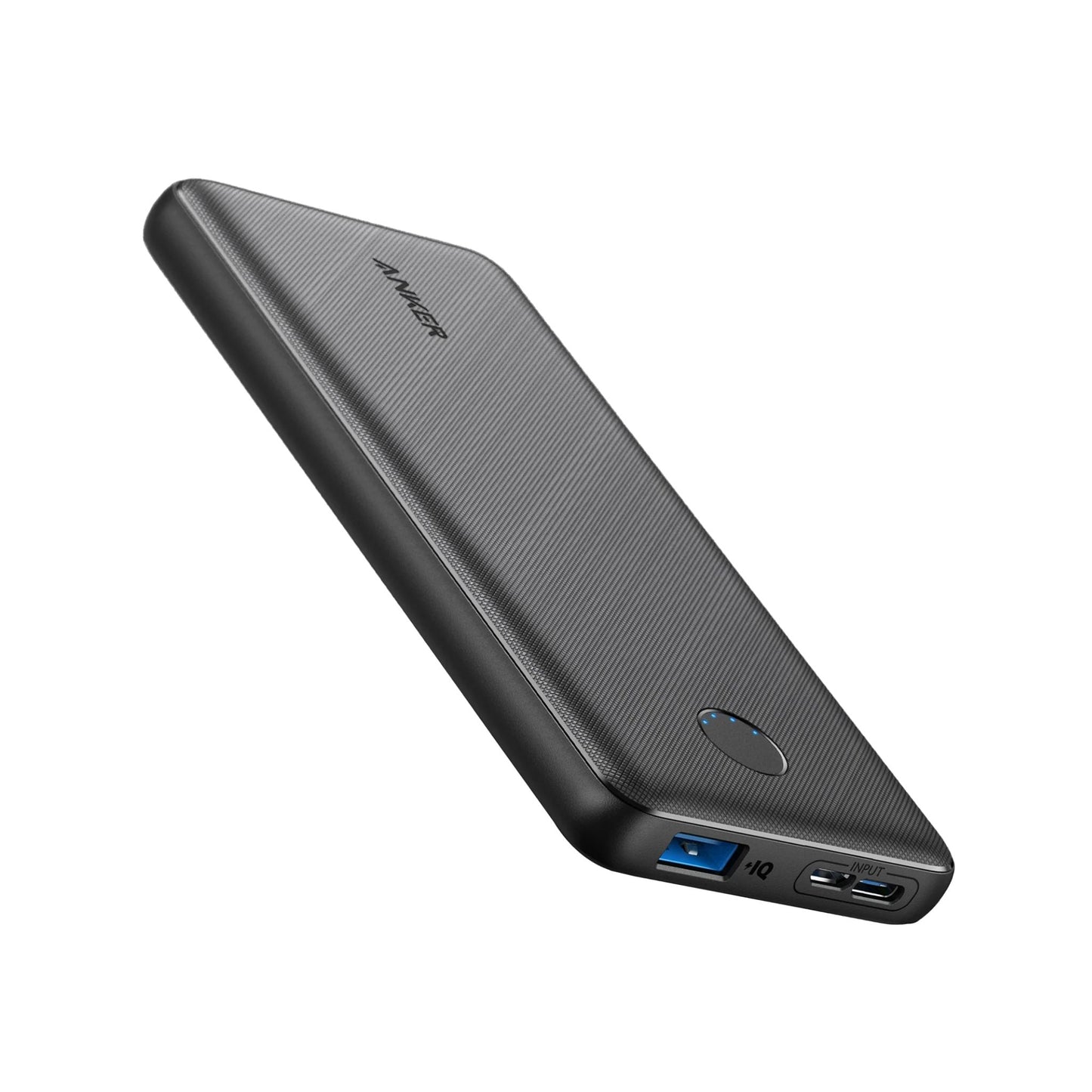 ANKER PowerCore Ultra Slim Portable Charger, Ultra-Compact 10000mAh External Battery, High-Speed PowerIQ and Voltage Power Bank