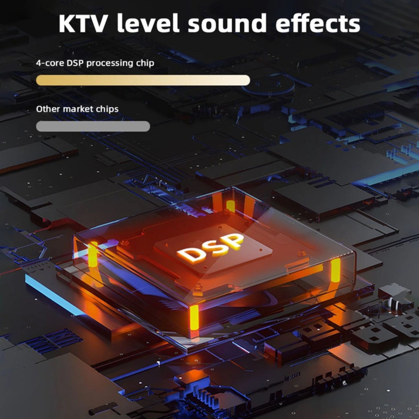 Mini Single/Double Microphone Wireless Speaker Multi-Purpose Singing Audios Machine For Home Outdoor Black 1 Microphone