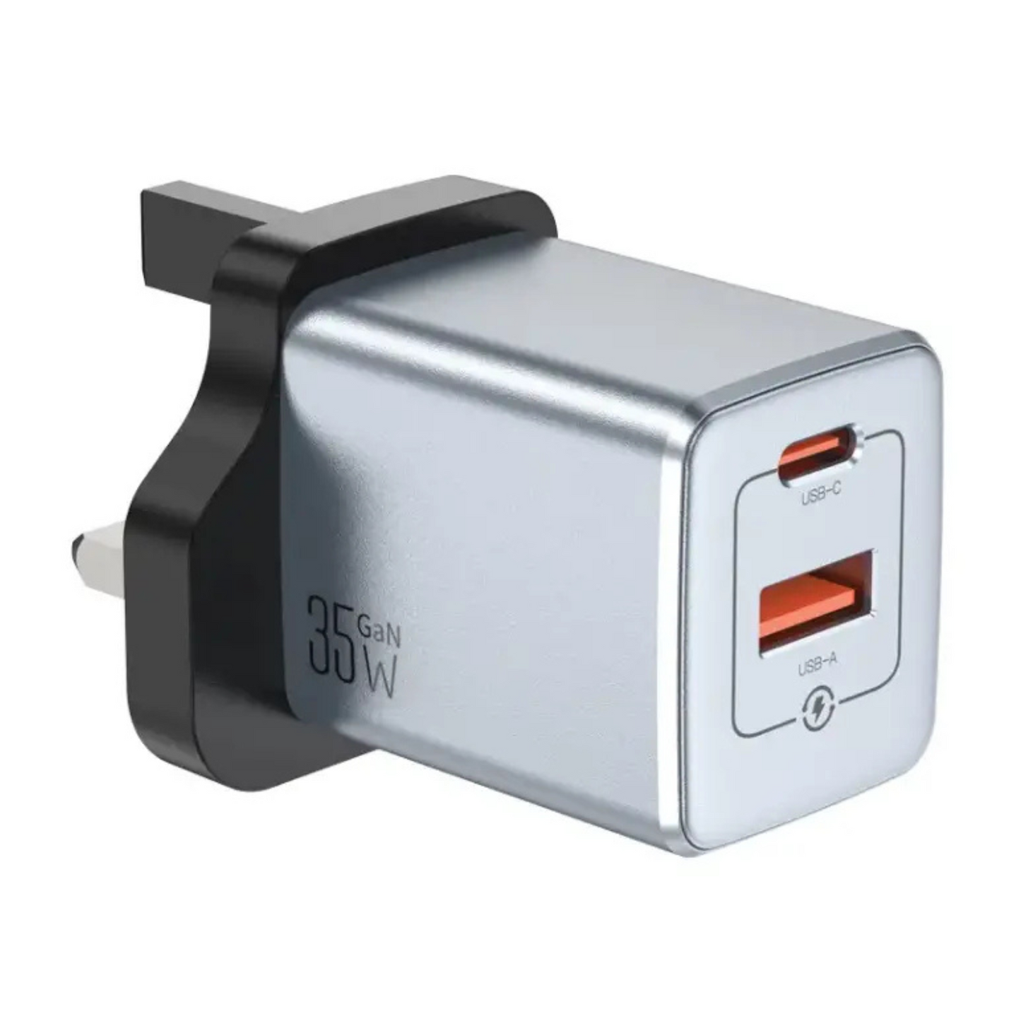 Green Lion GaNPremium UK Plug PD 35W - Gray