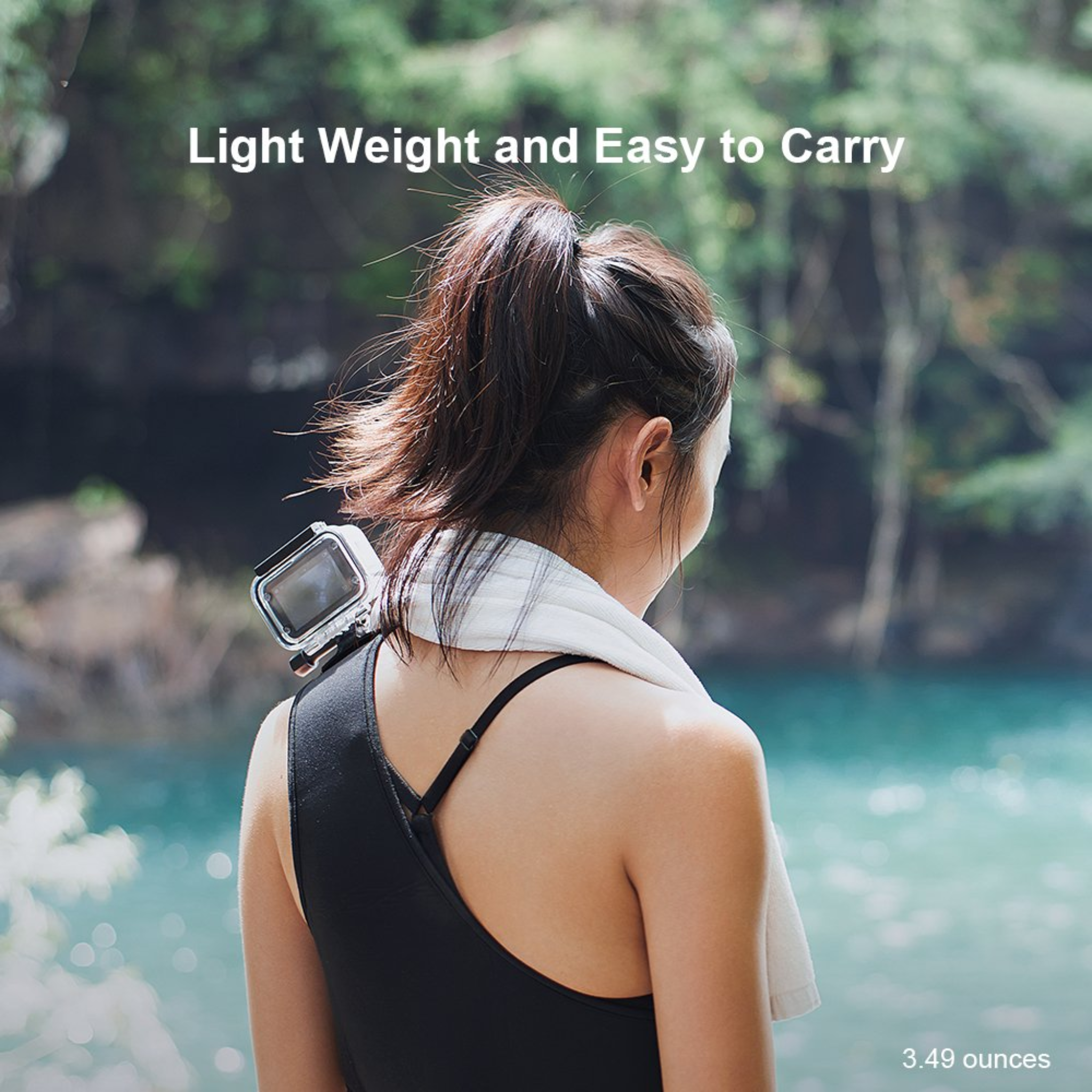 Xiaomi Mi 4K Action Camera, 2.4” Touchscreen WiFi Sports Camera with Sony Image Sensor, 145° Wide Angle 4K/30fps 1080P/100fps Video Raw Image - Black