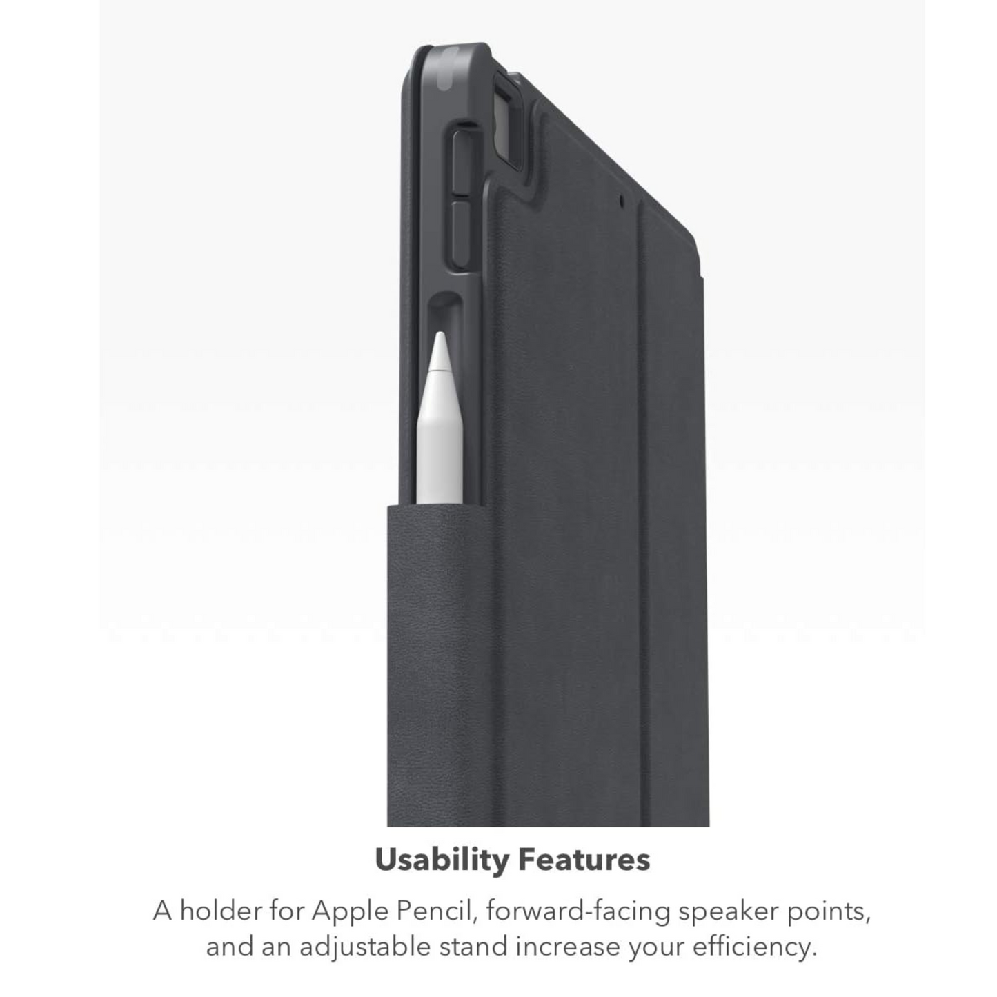 ZAGG Pro Keys Detachable Case and Wireless Keyboard for Apple iPad Pro 10.2", Multi-Device Bluetooth Pairing, Backlit Laptop-Style Keys, Apple Pencil Holder, 6.6ft Drop Protection, Lightweight, Black