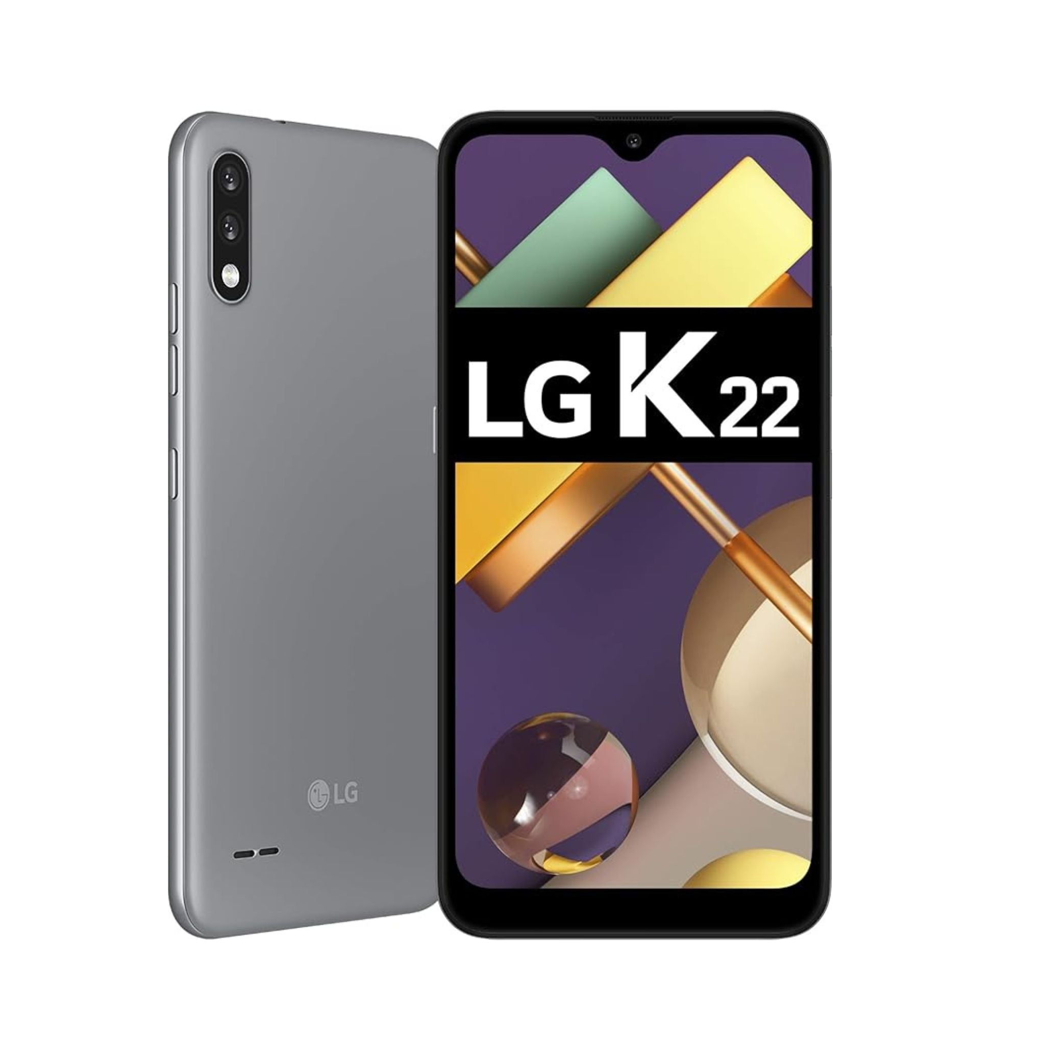LG K22 - Smartphone 32GB, 2GB RAM, Dual Sim, Titan