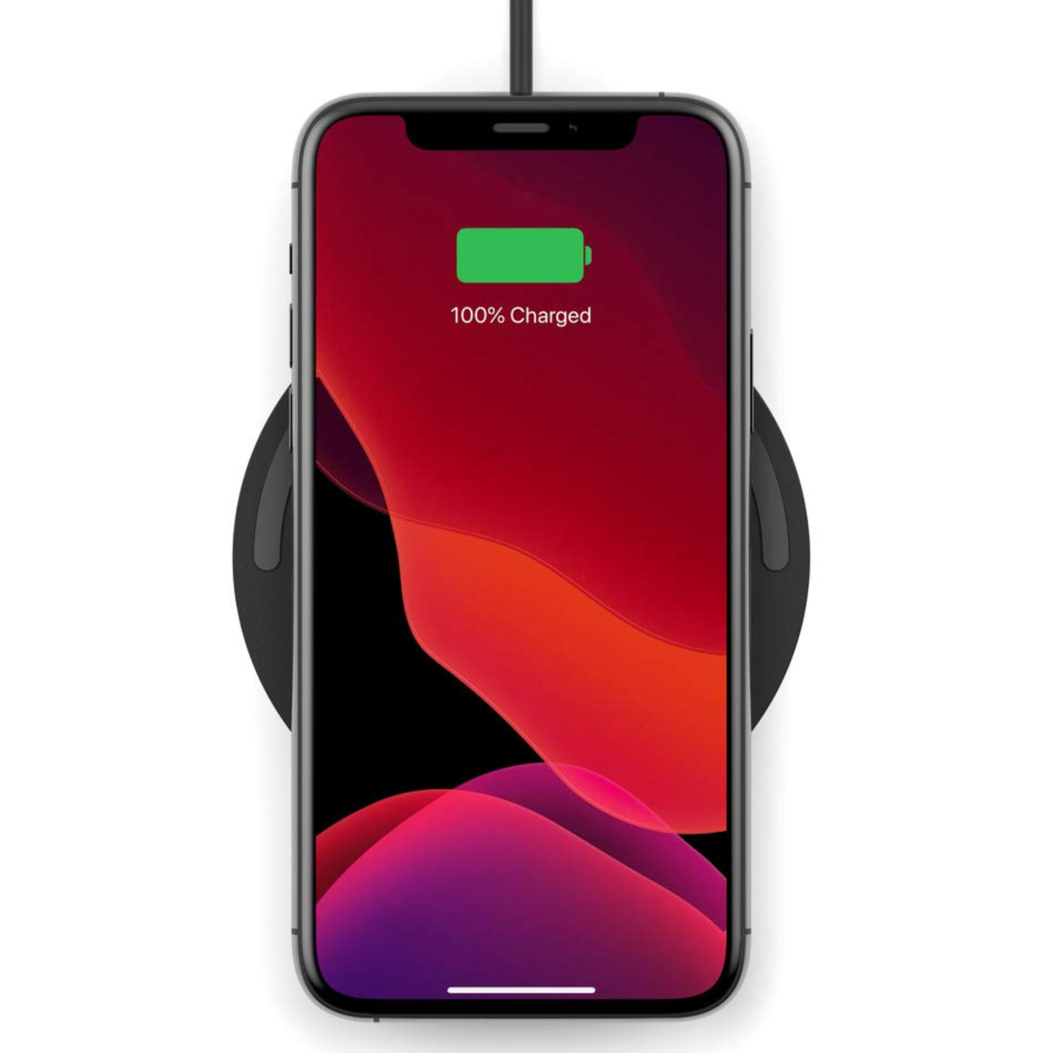 Belkin 15W Fast Wireless Charging Pad, Case Compatible for iPhone 14/14 Plus, 14 Pro, Pro max, iPhone 13 & 12 Series Phones, Galaxy, Pixel and Other Qi Enabled Devices (Adapter Not Included)-Black