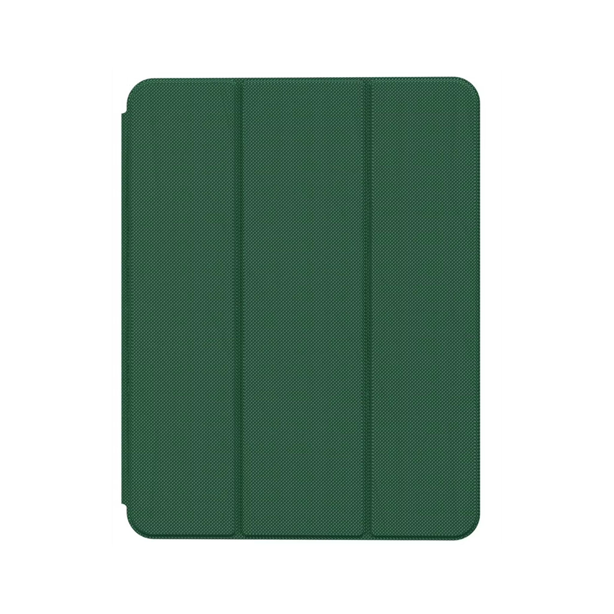 Green Lion Hogo Premium Case with Pencil Holder for iPad Pro 11", Ultra Slim Fit, Stable Tri-Fold Stand, Built-in Pencil Holder, Magnetic Smart Cover, Auto Sleep/Wake - Green