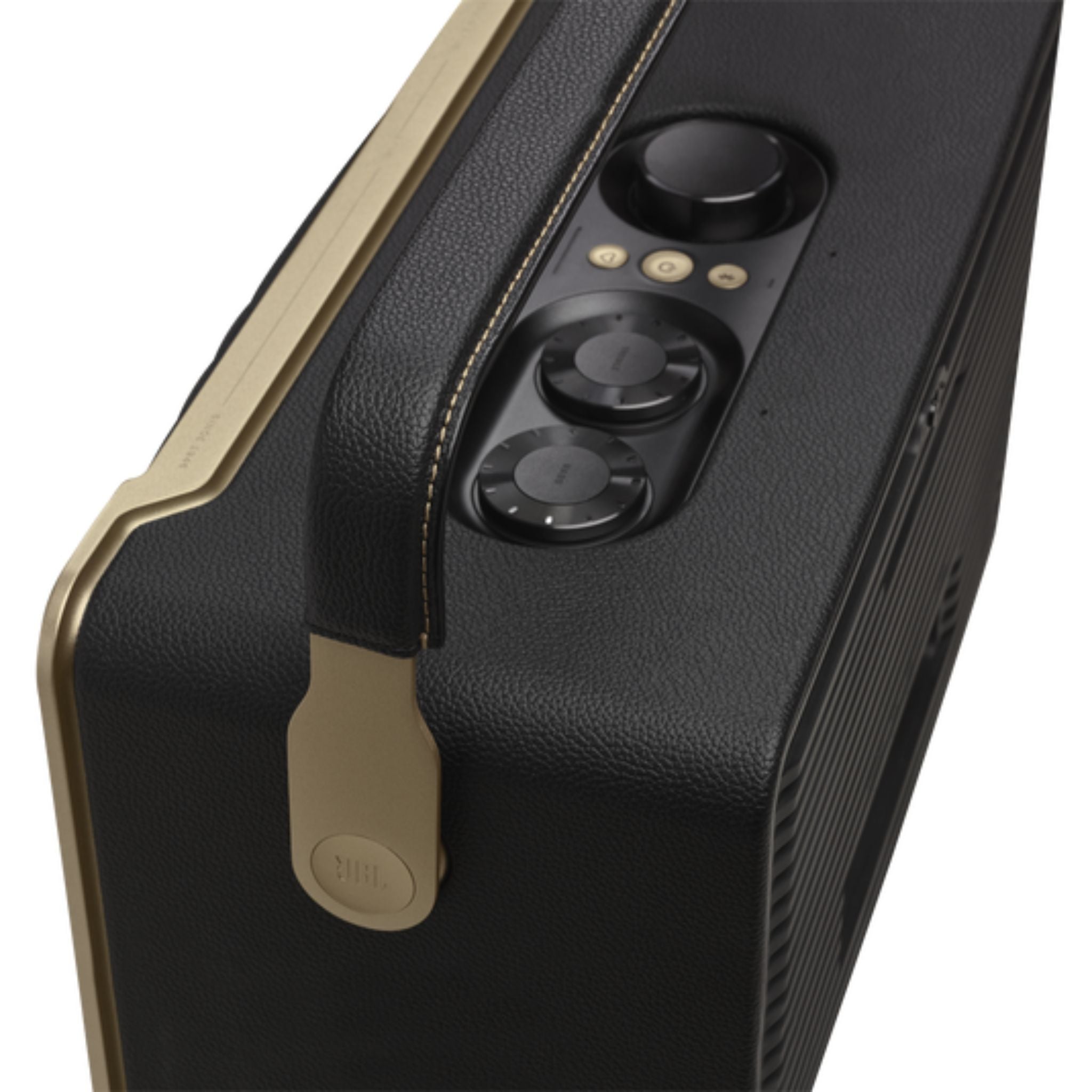 JBL Authentics 300 - Portable Retro-Style Smart Bluetooth Speaker with Powerful Sound, Wi-Fi, and Built-in Battery-Black