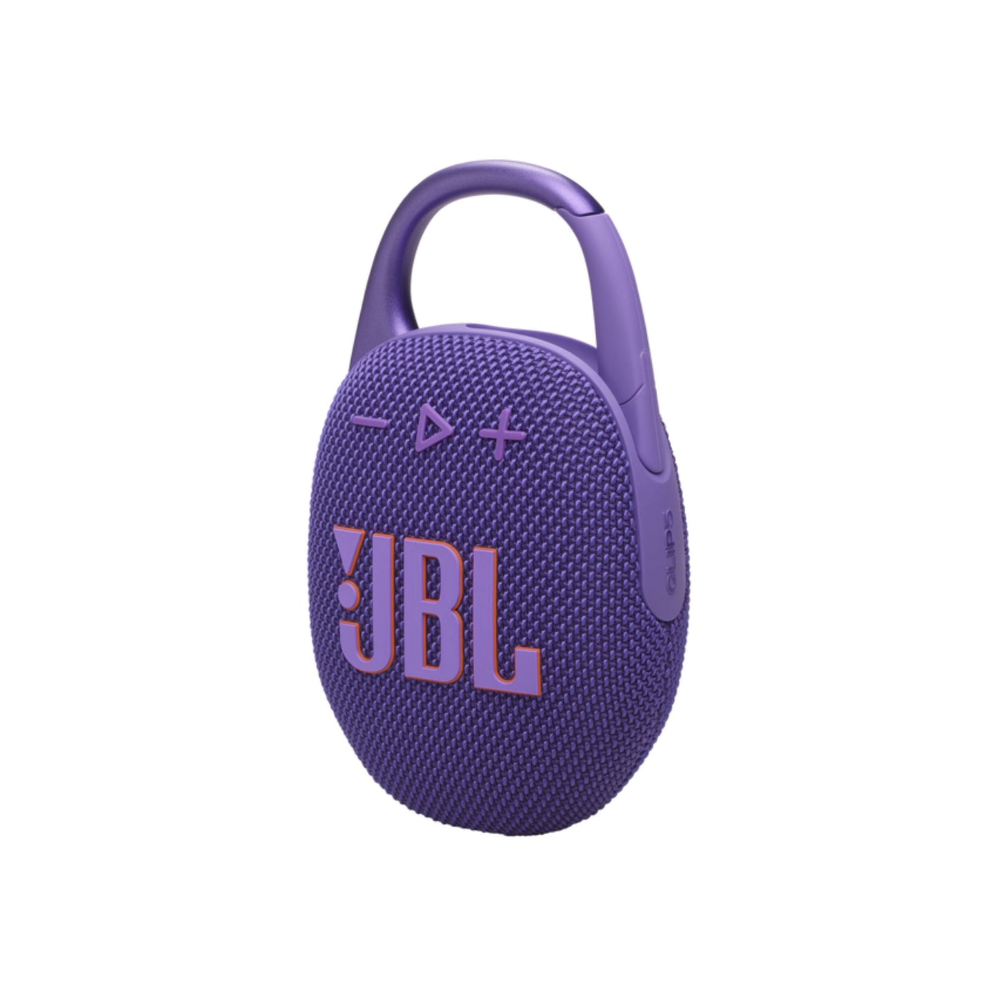 JBL Clip 5 Portable Wireless Speaker, Bluetooth 5.3, 3 Hours Charging Time, 15 Hours Battery Life, Splash Proof, Water Proof & Dust Proof, Rechargeable Battery - Purple