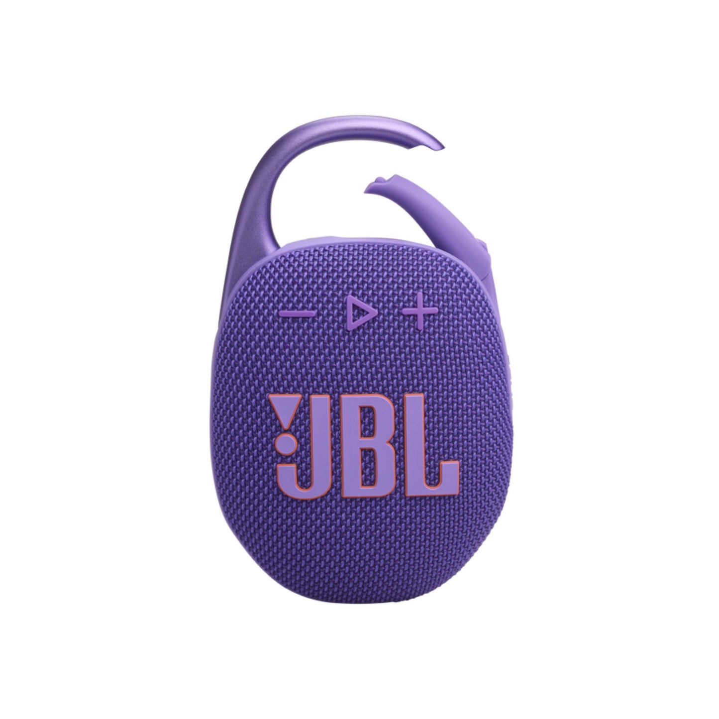 JBL Clip 5 Portable Wireless Speaker, Bluetooth 5.3, 3 Hours Charging Time, 15 Hours Battery Life, Splash Proof, Water Proof & Dust Proof, Rechargeable Battery - Purple