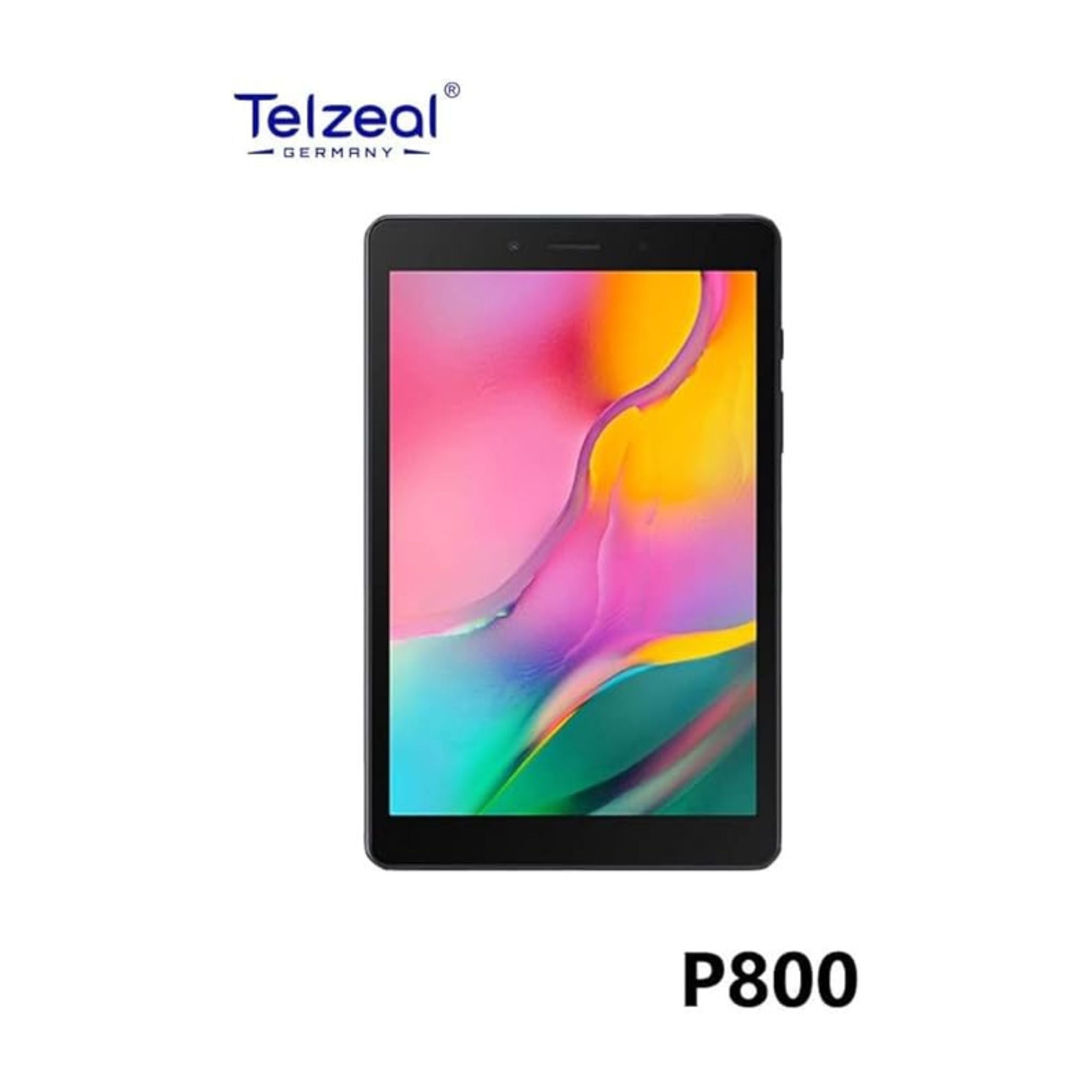 Telzeal P800 Tablet 8 Inch Android 12 Tablet with Dual SIM 6GB RAM 256GB ROM 5G WiFi 5000mAh Battery and Wireless Keyboard-Pink