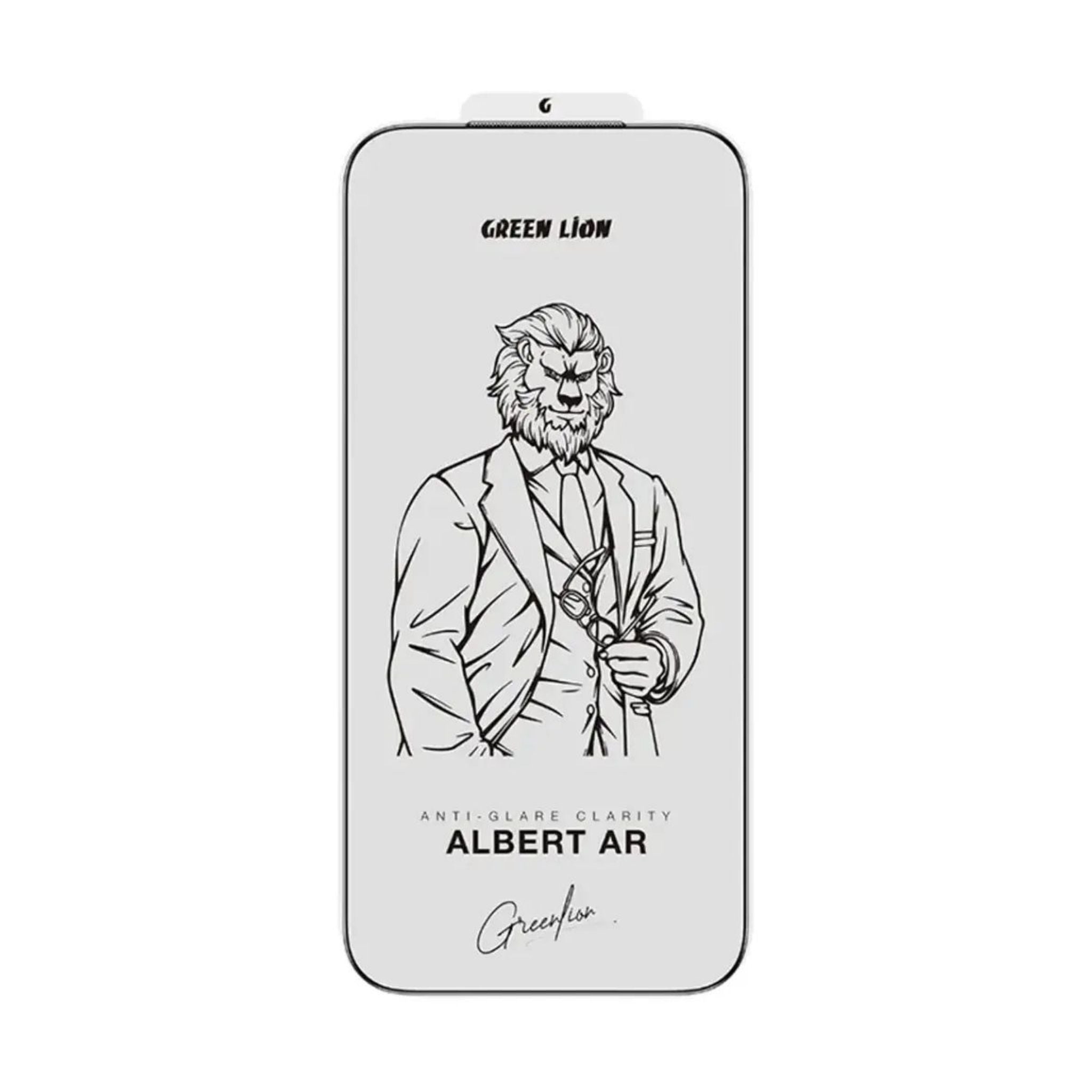 Green Lion Albert AR Screen Protector for iPhone 17 Pro Max - Clear