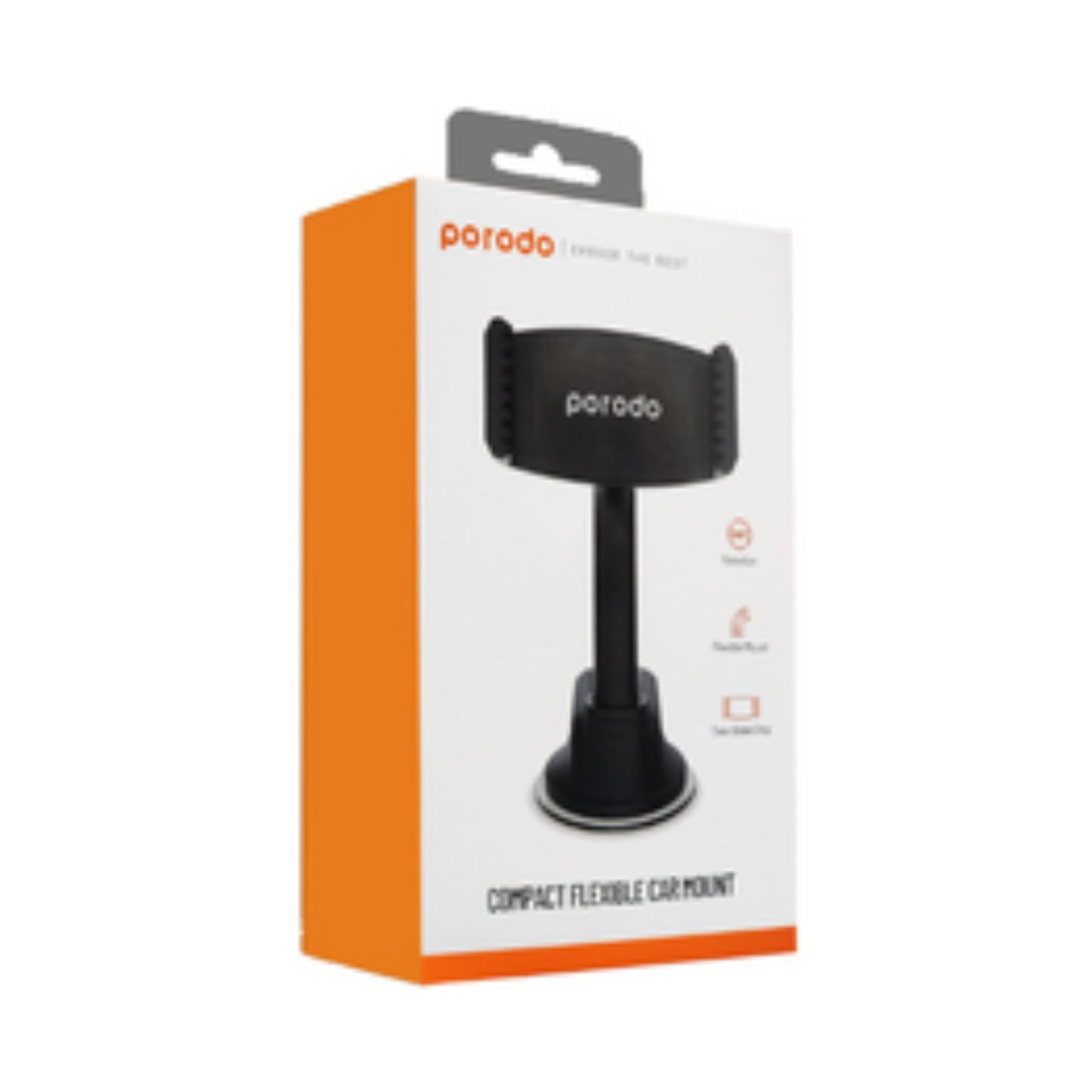 Porodo Compact Flexible Car Mount