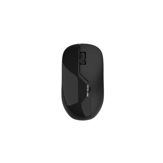 Green Lion G730 Wireless Mouse, ABS Material, 400mAh Battery Capacity, 3 Key Number, 1200 DPI Resolution, Compatible with Windows XP, Vista, 7, 8, 10, Mac, 30 cm Rechargeable Cable Length - Black