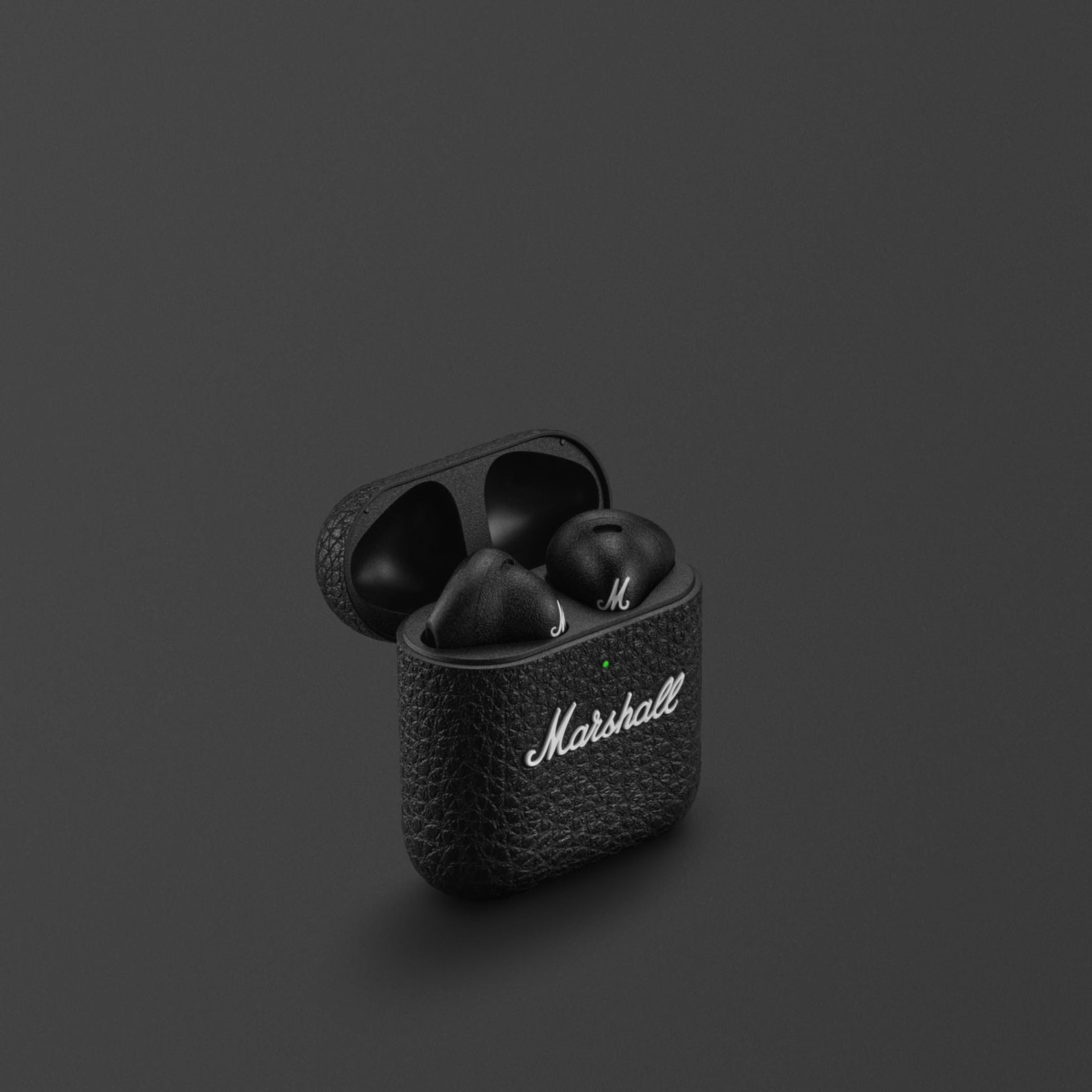 Marshall Minor IV Wireless Earbuds with Active Noise Cancellation, Waterproof, 12mm Driver Size, Bluetooth Version 5.3, Up to 30 Hours Playtime, Touch Control- Black
