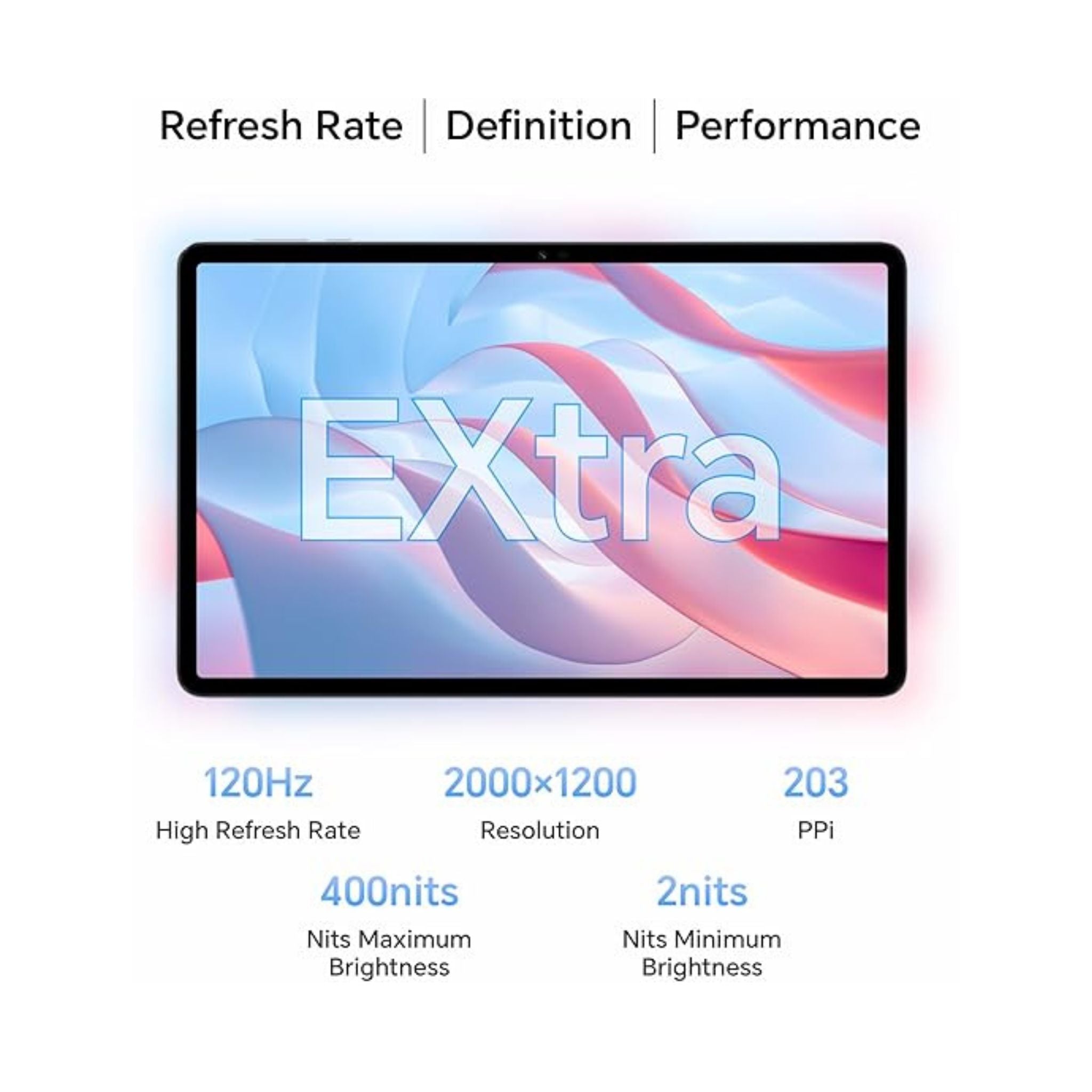 HONOR Pad X9 With Flip Cover, 11.5-inch Wi-Fi Tablet, 4GB+128GB, 120Hz 2K Fullview Display, 6 Speakers, Android 13, Space Grey
