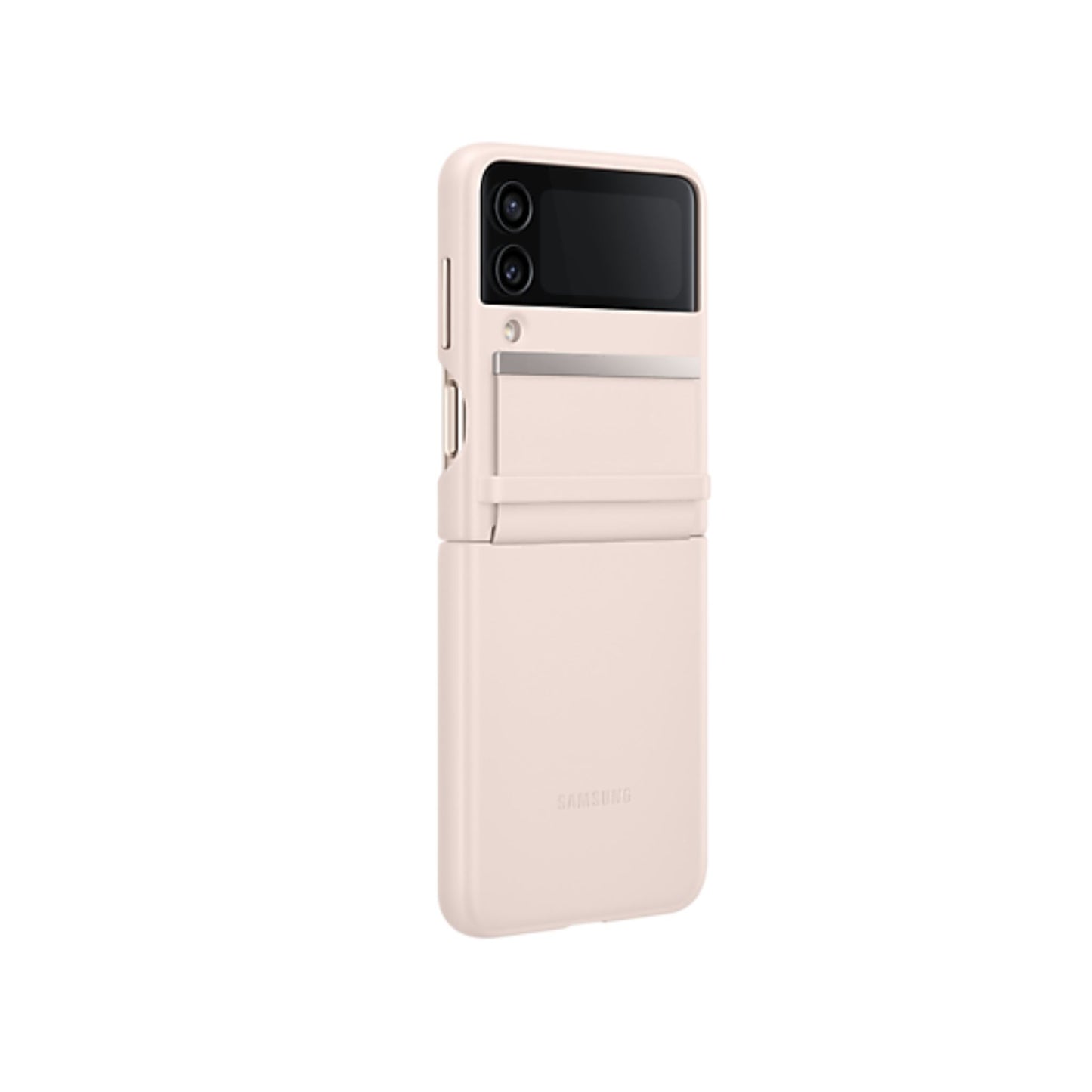 Samsung Galaxy Z Flip4 Flap Leather Cover_Peach