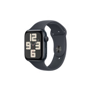 Apple Watch SE (2024) GPS 44mm Midnight Aluminium Case With Midnight Sport Band