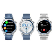 HainoTeko-33 Waterproof Smart Watch With AMOLED Display Bluetooth Calling 15 Days Battery Life and 3 Pair Straps Designed for Men -  Blue