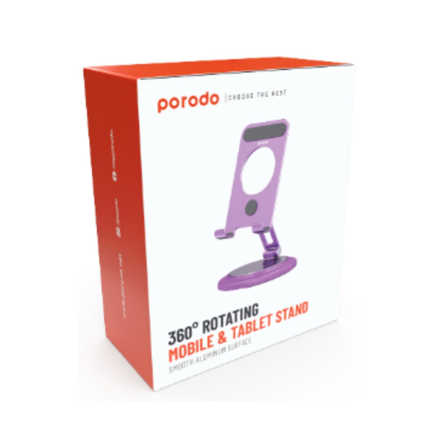 Porodo 360° Rotating Mobile & Tablet Stand