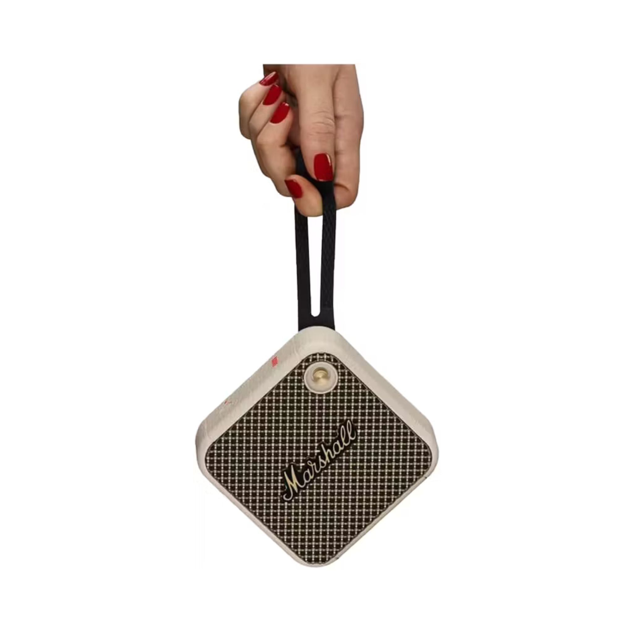 Marshall Willen II Compact Portable Wireless Speaker with Bluetooth Version 5.3, Water Resistant, Fast Charging, 17 Hours Play Time, 2.5 Hours Charging Time, Type-C Charging Port, Built-in Microphone, Lightweight Design - Cream