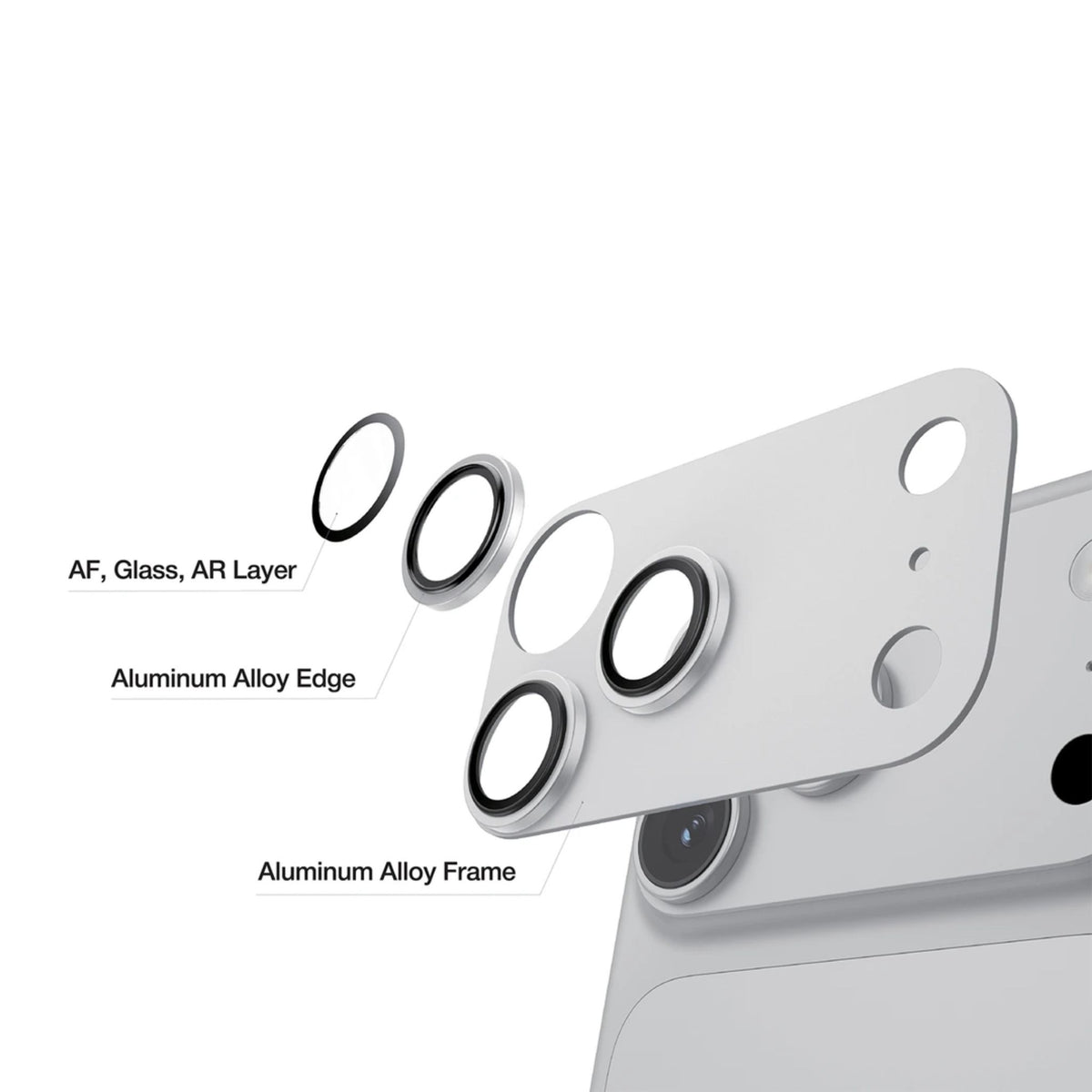 Green Lion Camera Lens Pro for iPhone 18 Pro Max - Silver