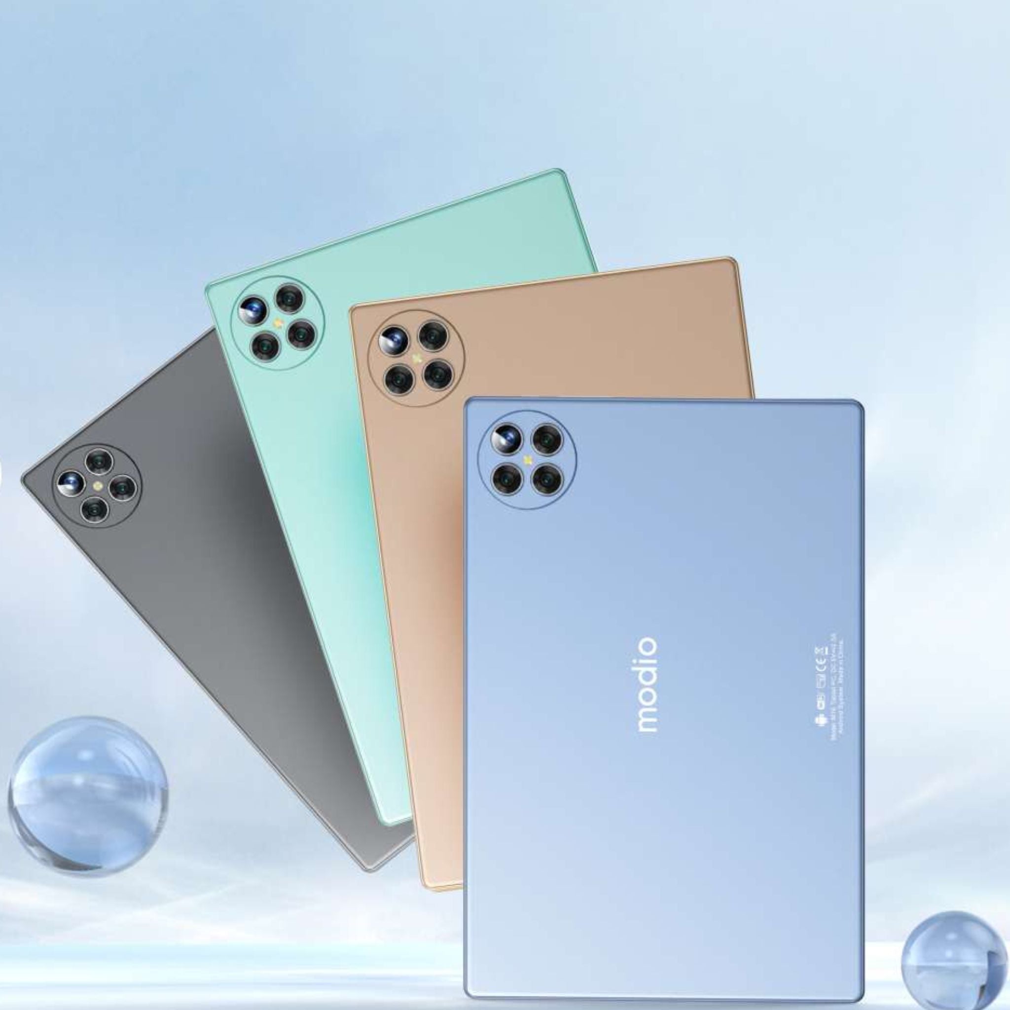 Modio M19 5G Wifi Tablet PC with 8GB RAM 512GB ROM HD IPS Screen 10.1 inch 1280*800-Green