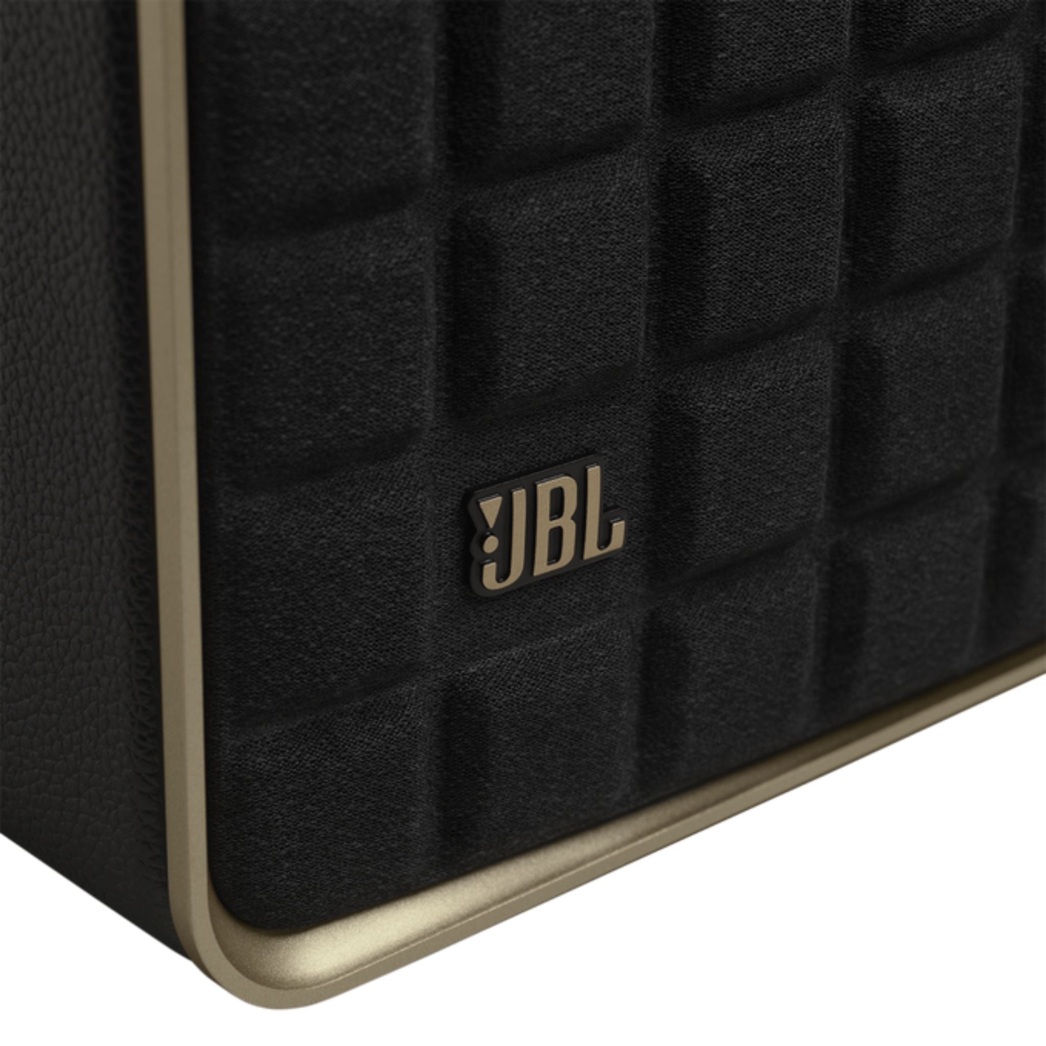 JBL Authentics 200 Smart Home Speaker With Wi-Fi, Bluetooth, Voice Assistants And Retro Design - Black