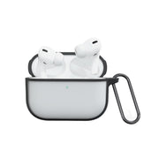 Green Lion Berlin Series Hybrid PC & TPU Protective Case for AirPods 3, Drop Protection, Scratch-Resistant, Wireless Charging Compatible, Carabiner Clip Included, 360° Full Protection, Protective Bumper Design - Gray