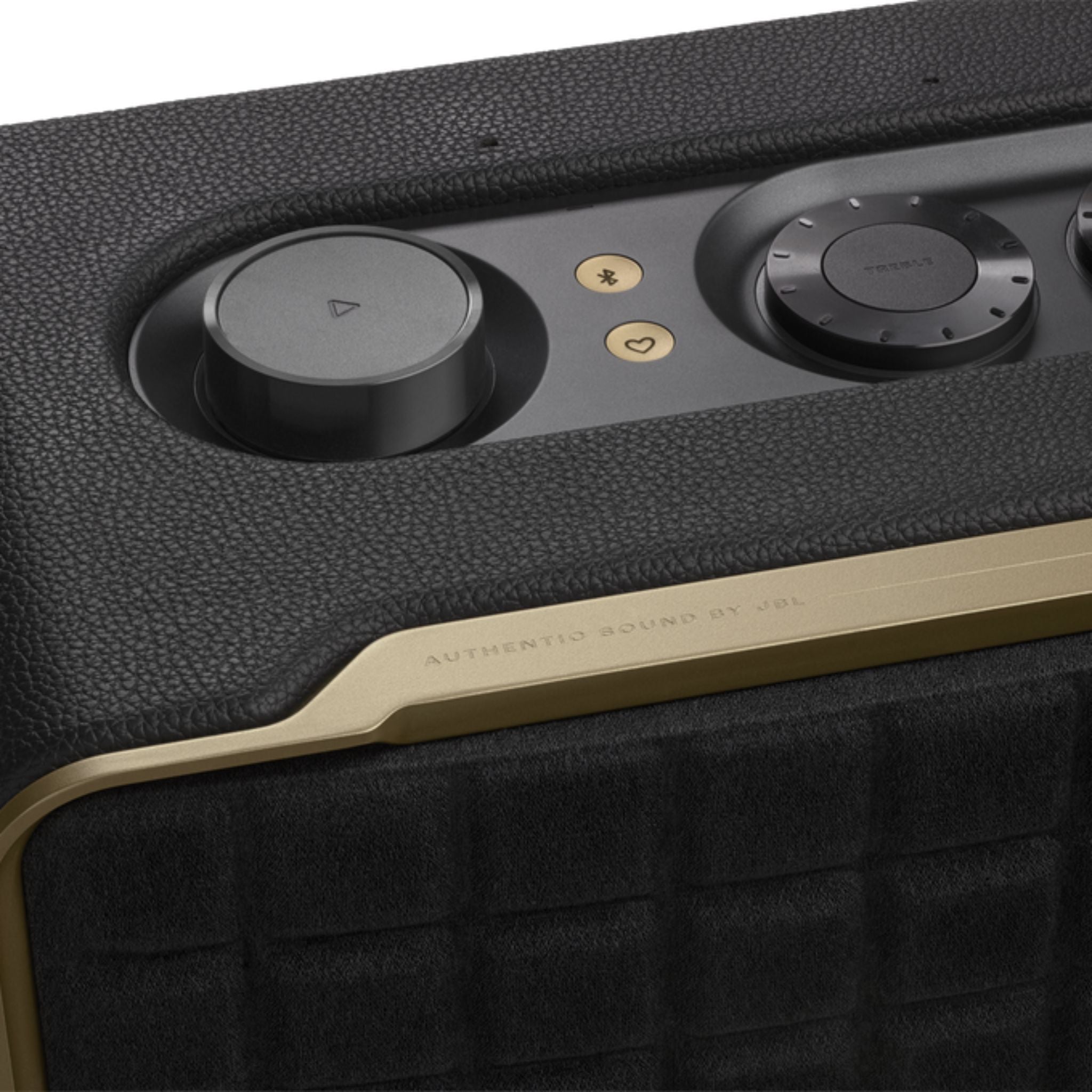 JBL Authentics 200 Smart Home Speaker With Wi-Fi, Bluetooth, Voice Assistants And Retro Design - Black