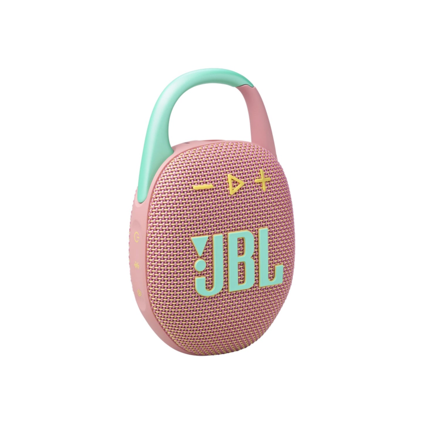 JBL Clip 5 Portable Wireless Speaker, Bluetooth 5.3, 3 Hours Charging Time, 15 Hours Battery Life, Splash Proof, Water Proof & Dust Proof, Rechargeable Battery - Pink