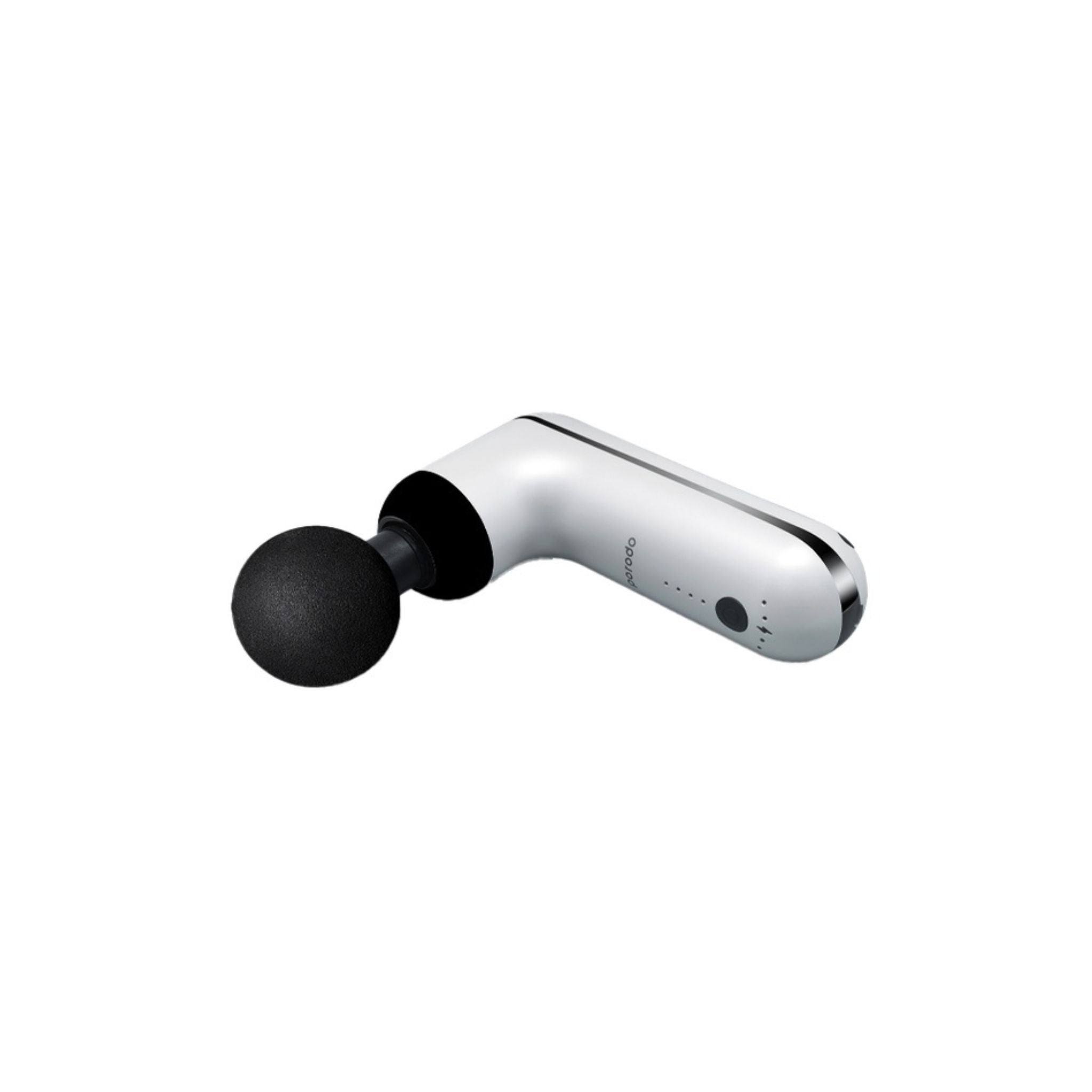 Porodo Lifestyle Mini Massage Gun 2000mAh Battery, Cordless, Adjustable Speed, 4 Interchangeable Heads, USB-C Charging, Lightweight & Portable, Ergonomic & Low Noise Design-White