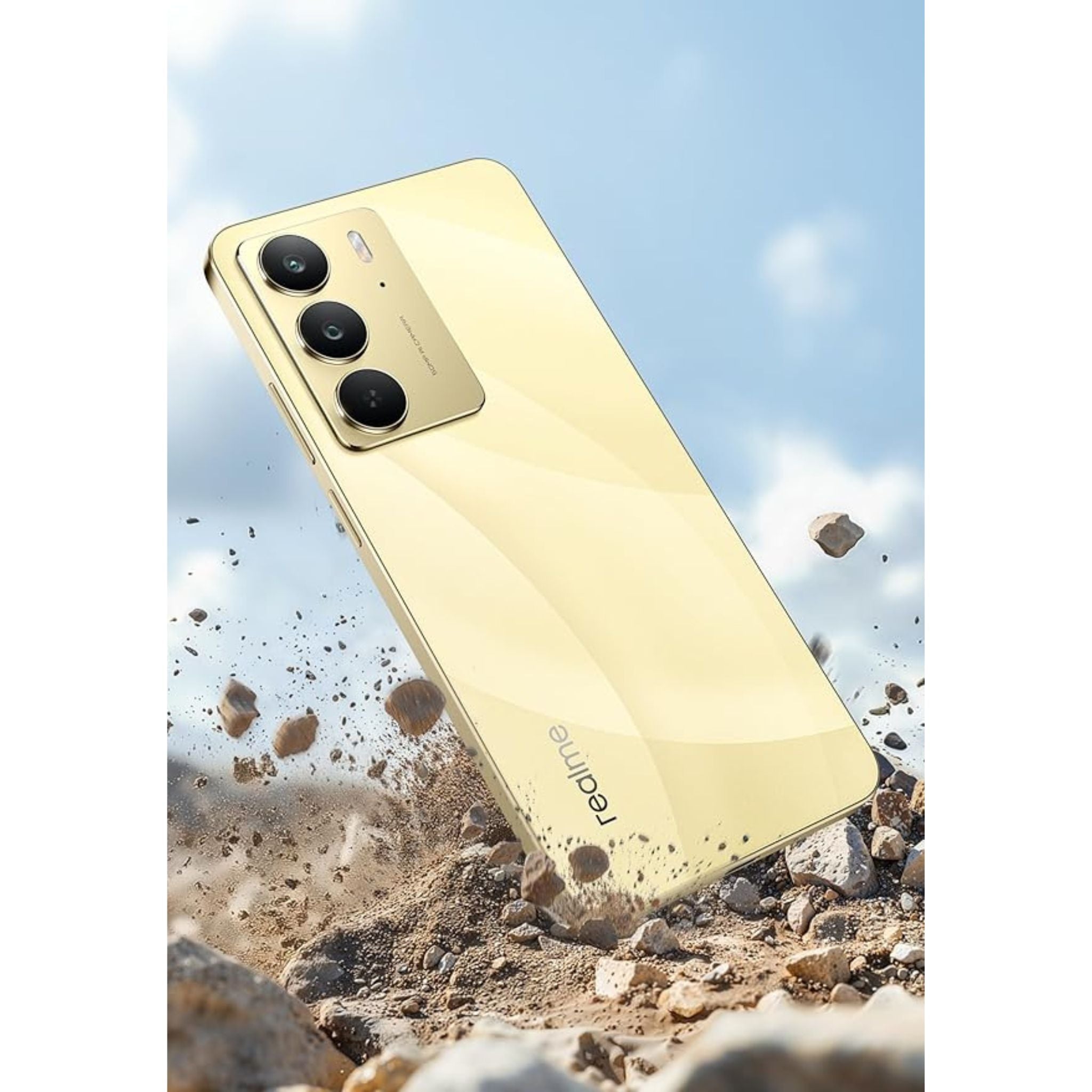 Realme C75 5G, Dual SIM 8GB RAM 128GB - Middle East Version - Lightning Gold