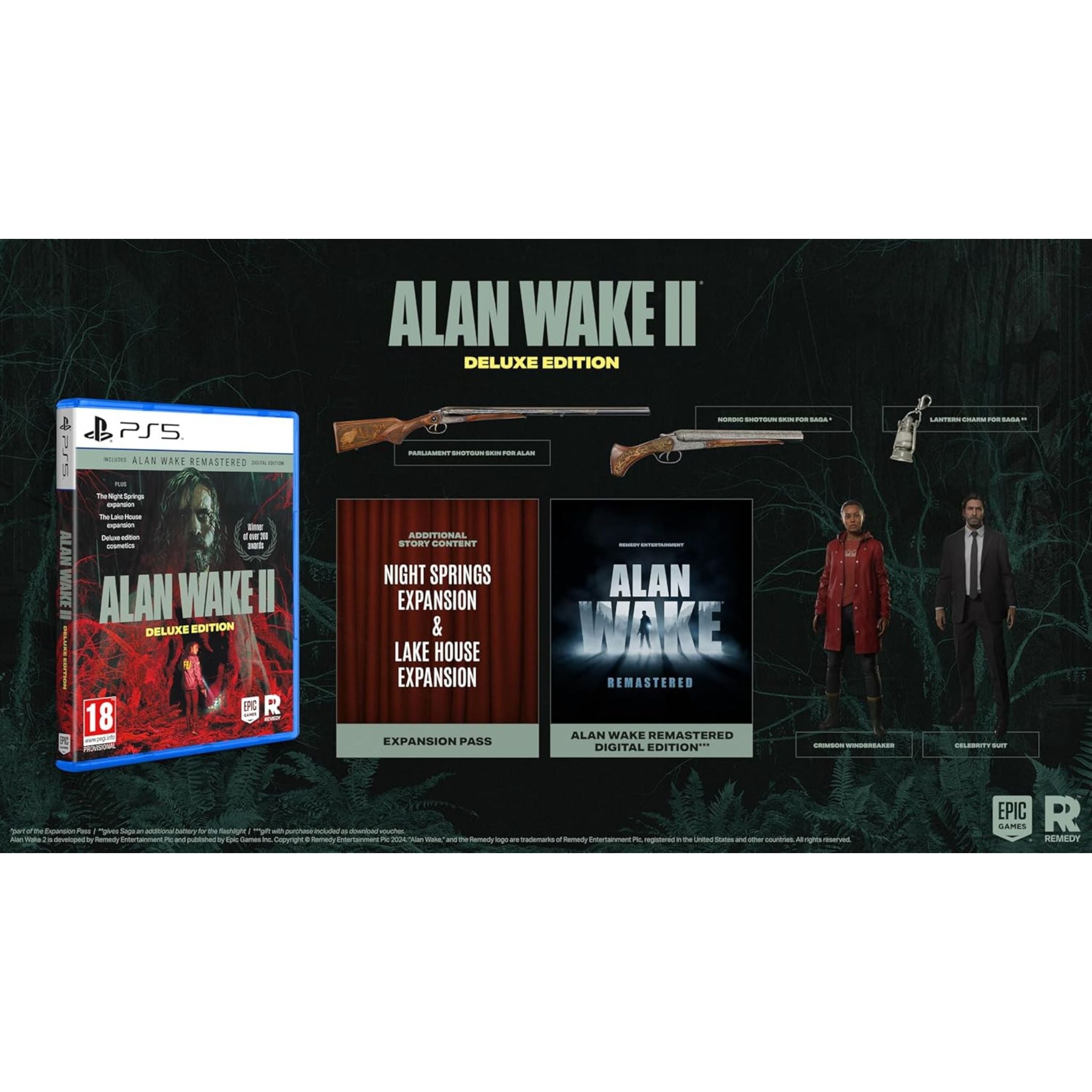 EPIC GAMES Alan Wake 2 Deluxe Edition - PlayStation 5 (PS5)
