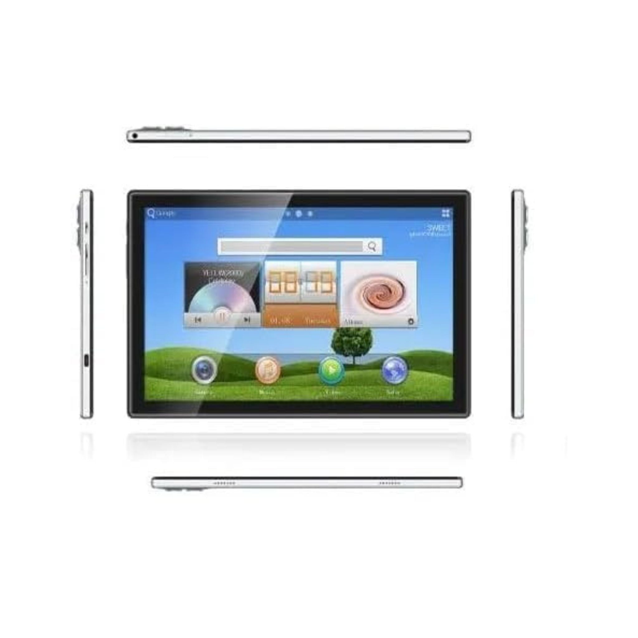 Modio M19 10.1inch 1280 * 800 IPS Android High Definition Tablet 8GB RAM 512GB ROM Dual Sim Gray