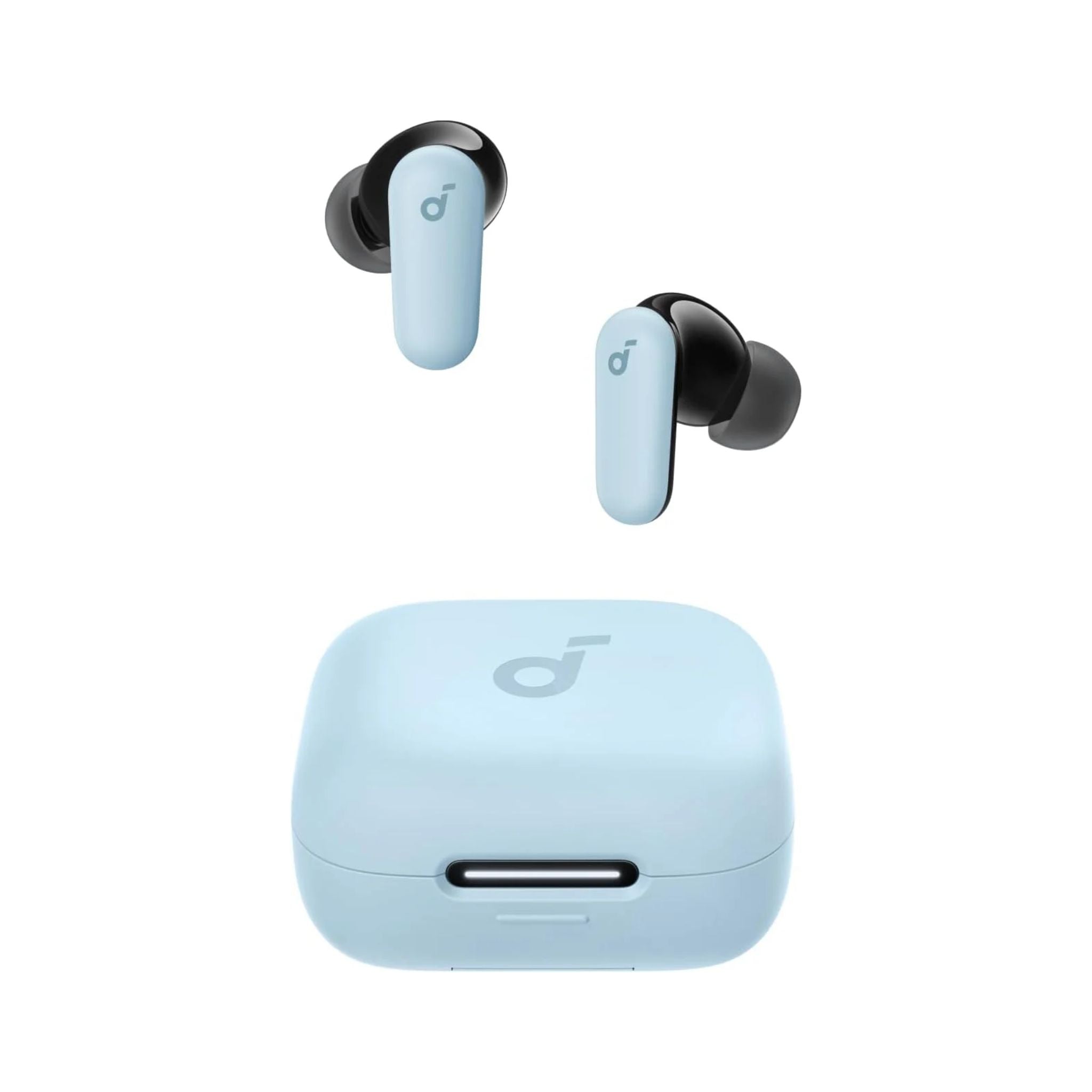 soundcore R50i NC by Anker Noise Cancelling Earbuds, Strong and Smart Noise Cancelling, Powerful Bass, 45H Playtime, 2-in-1 Case and Phone Stand, IP54, Wireless Earbuds, Bluetooth 5.4, App Control - Blue