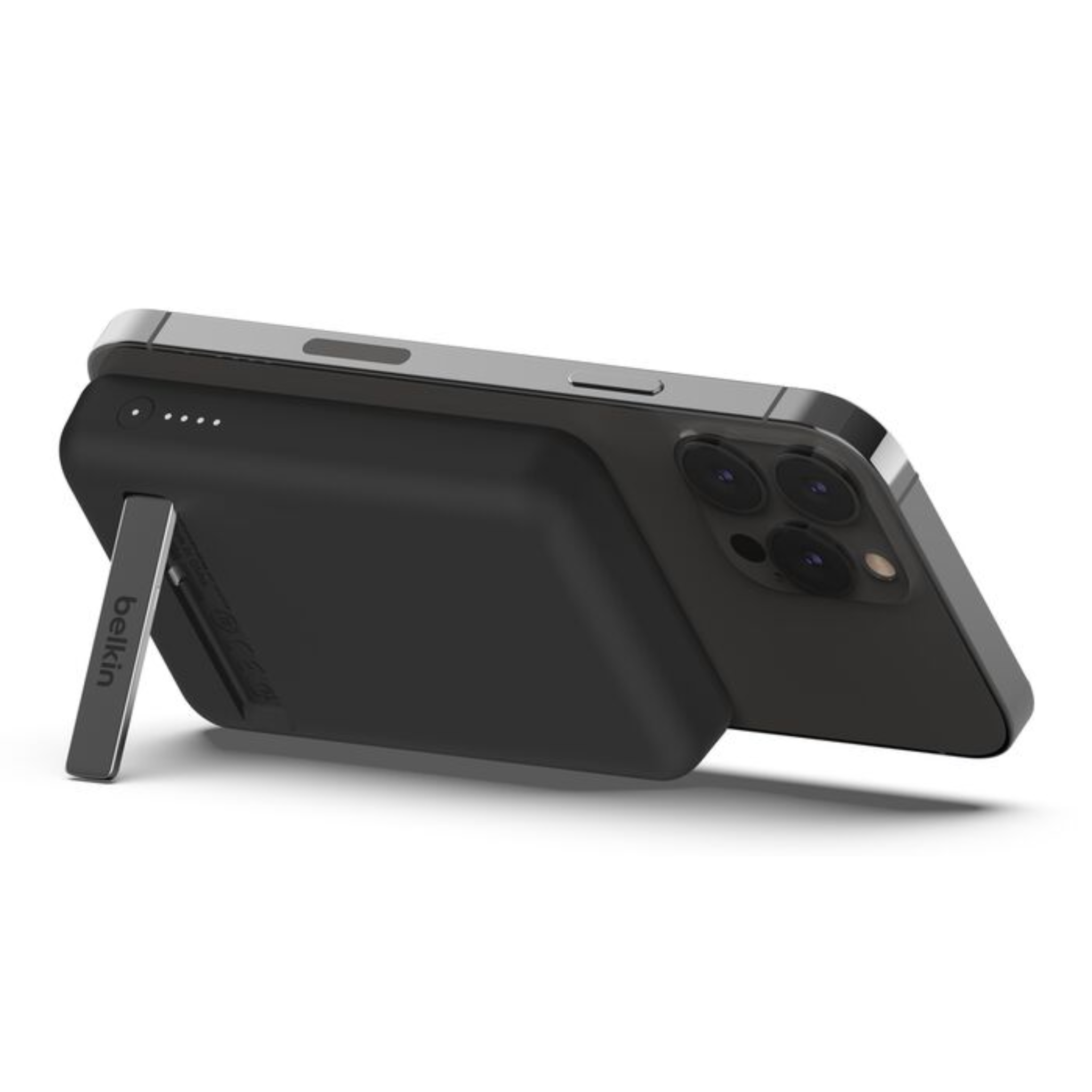 Belkin Magnetic Wireless Power Bank 5000 Mah + Stand - Black