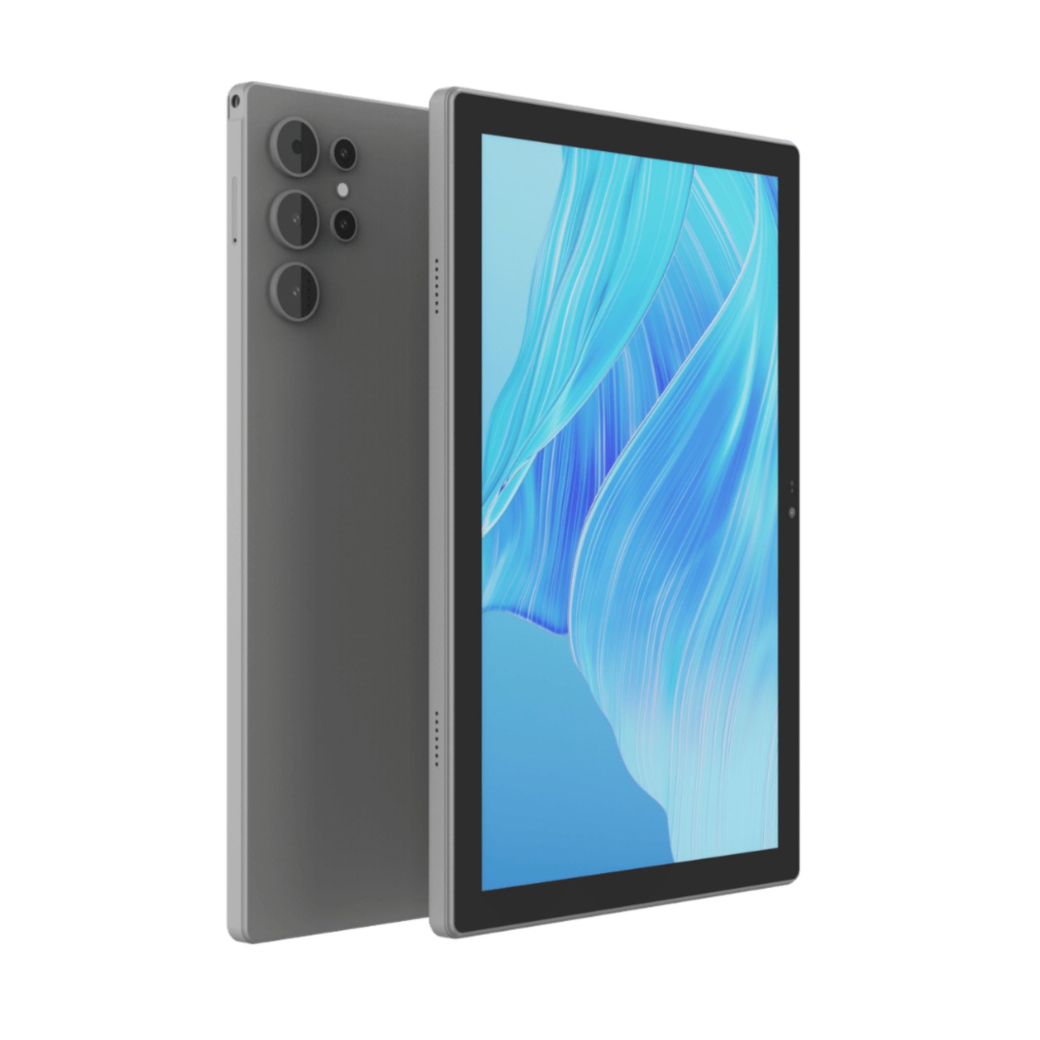 Oteeto TAB90 Pro Max 10-Inch Android Tablet with 12GB RAM 512GB Storage, 6000mAh Battery Keyboard and Mouse Combo - Grey