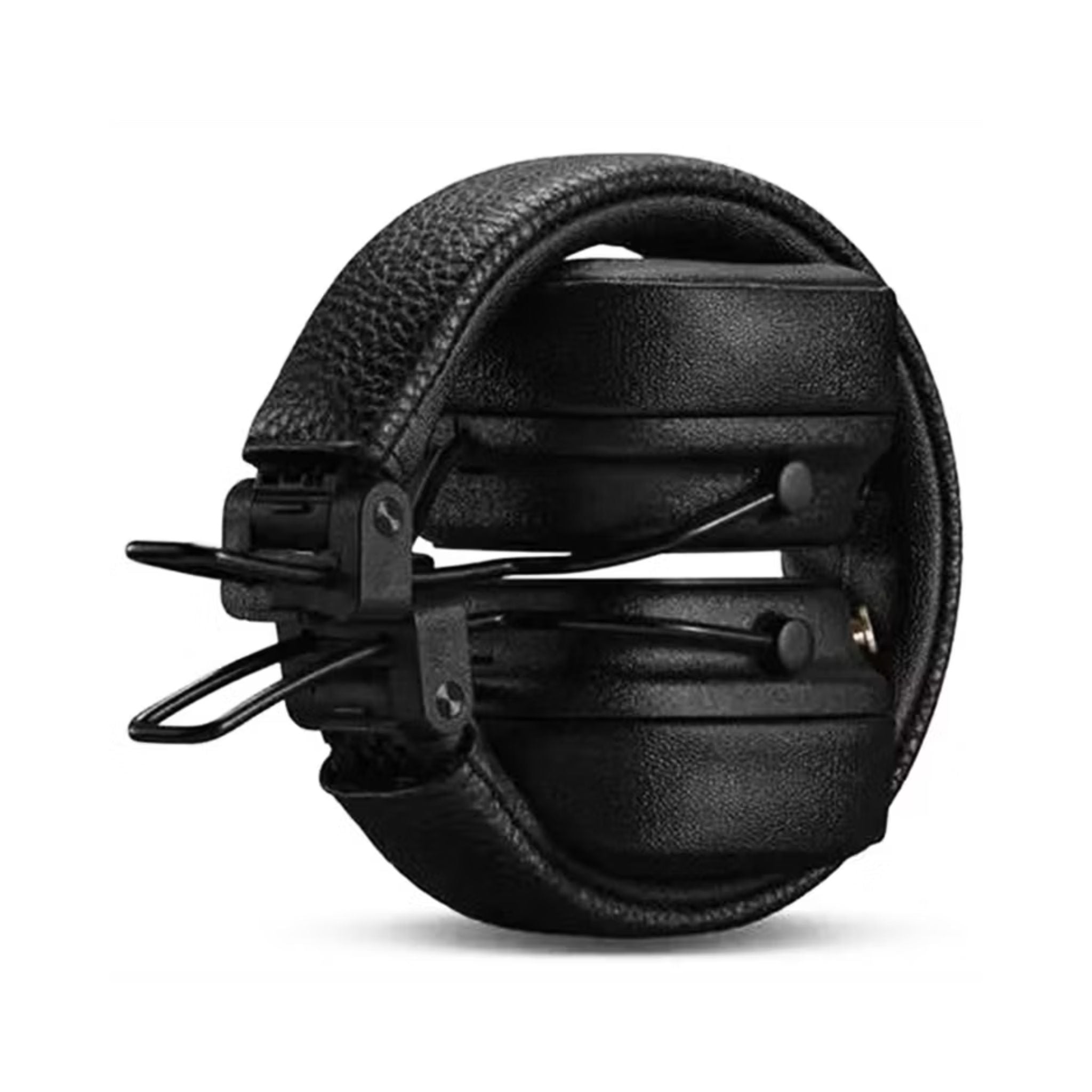 Marshall Major V Wireless On-Ear Headphones with Rugged & Foldable Design, Wireless Charging, 3 Hours Charging Time, Customizable M-Button, Bluetooth Version 5.3, Up to 100 Hours Play Time - Black