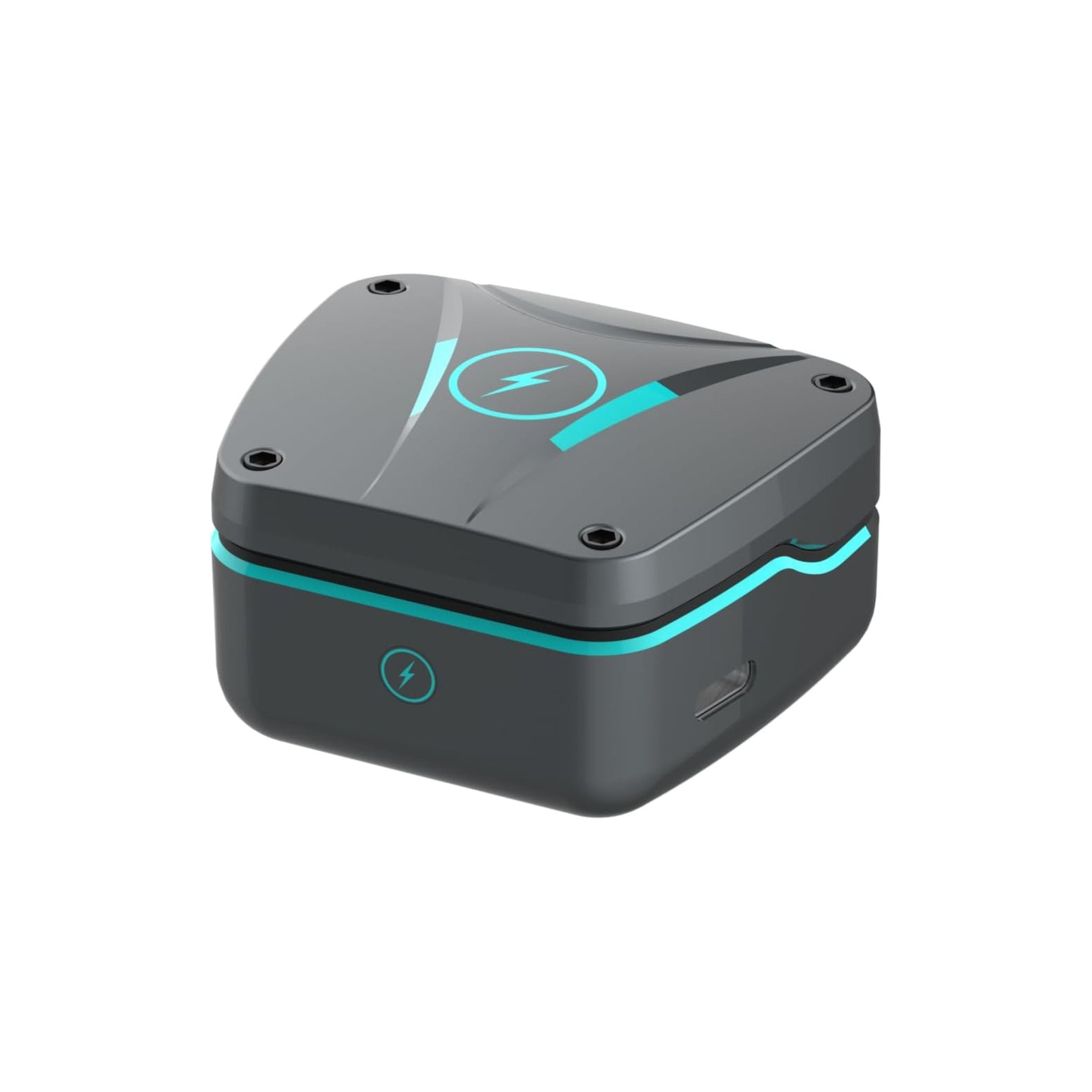 Porodo Ultra Low-Latency Gaming Earbuds, 400mAh Battery Capacity, 6h Playtime, Bluetooth 5.4, Less than 60ms Response Time, Dual Mic ENC Support, Type-C Charging Interface - Black